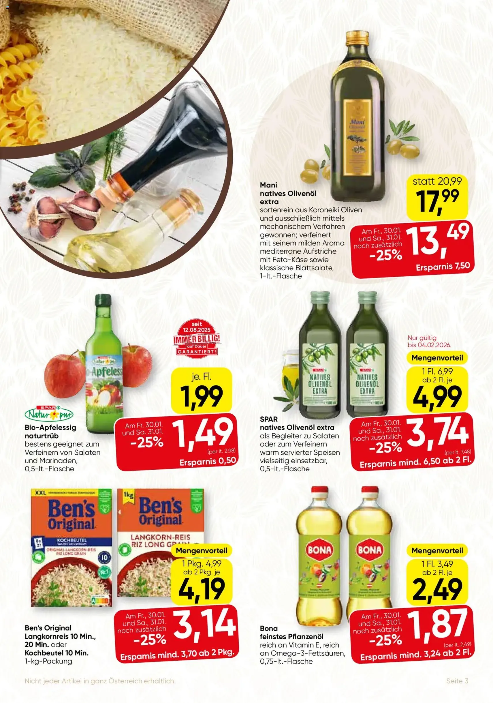 SPAR Gourmet Flugblatt - Gültiger Prospekt ab 29.01.2026, Seite 3 von insgesamt 12