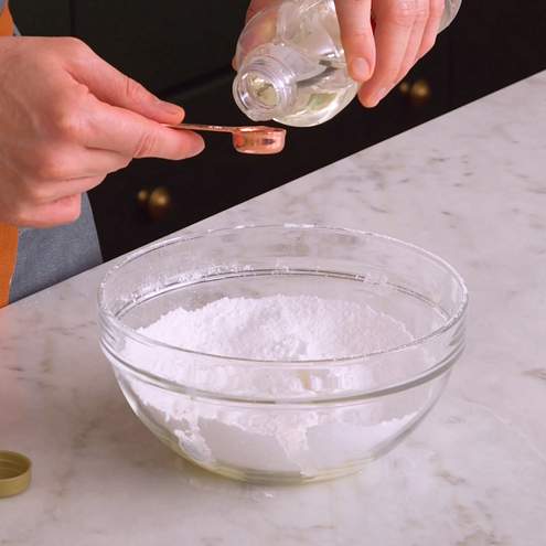 Glassa per biscotti di natale - procedimento 1