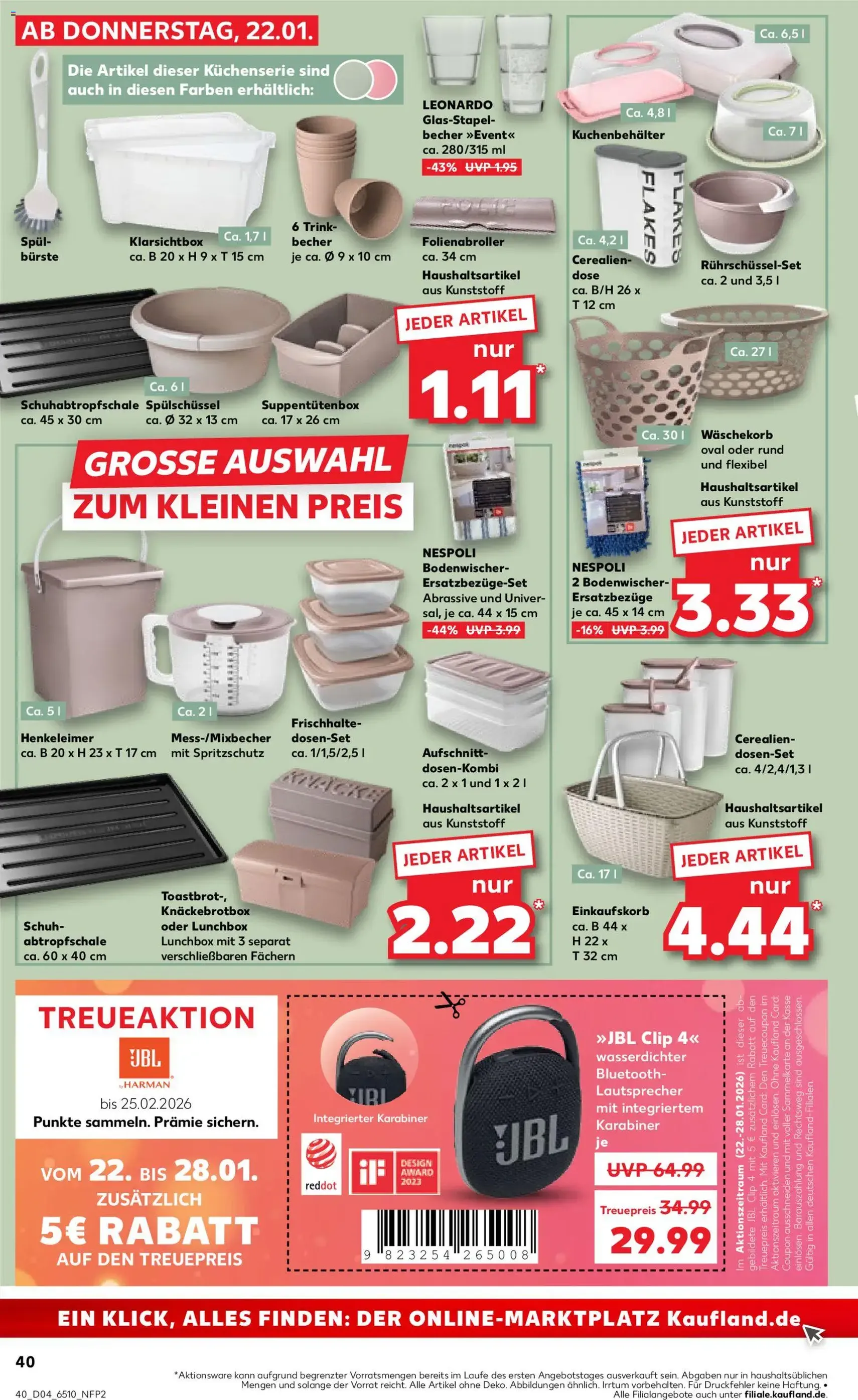 Kaufland DE - DE Folder - geldige folder vanaf 22-01-2026 pagina 40 van 59