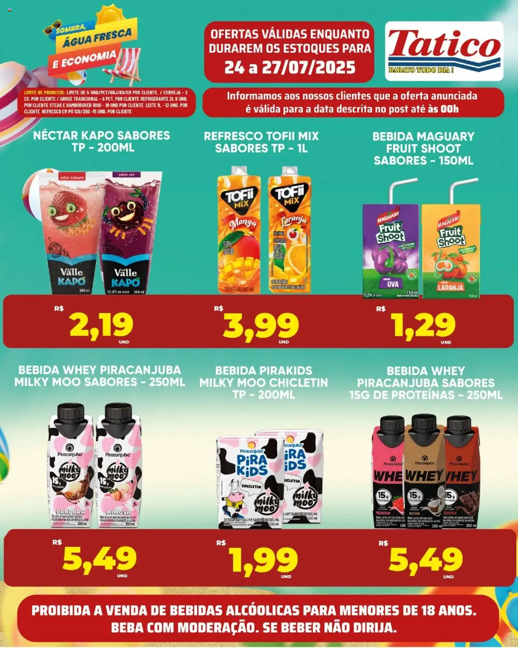 Tatico - Ofertas do Dia - folheto válido a partir de 28/07/2025 página 47 de 50 Tatico - Ofertas do Dia - folheto válido a partir de 28/07/2025 página 47 de 50