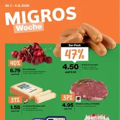 Migros aktionen - Prospekt Vorschau gültig ab 30.07.2026