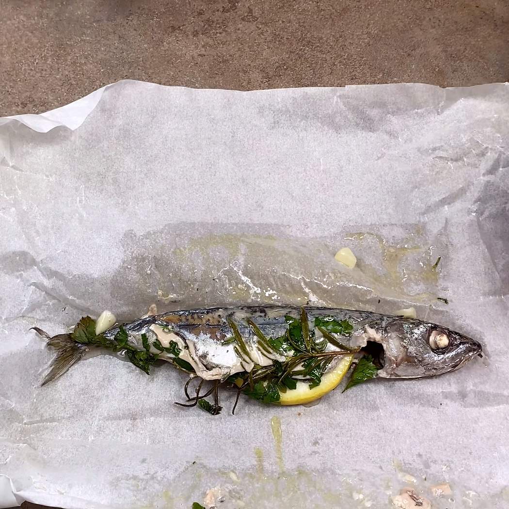 Filetti di sgombro al forno