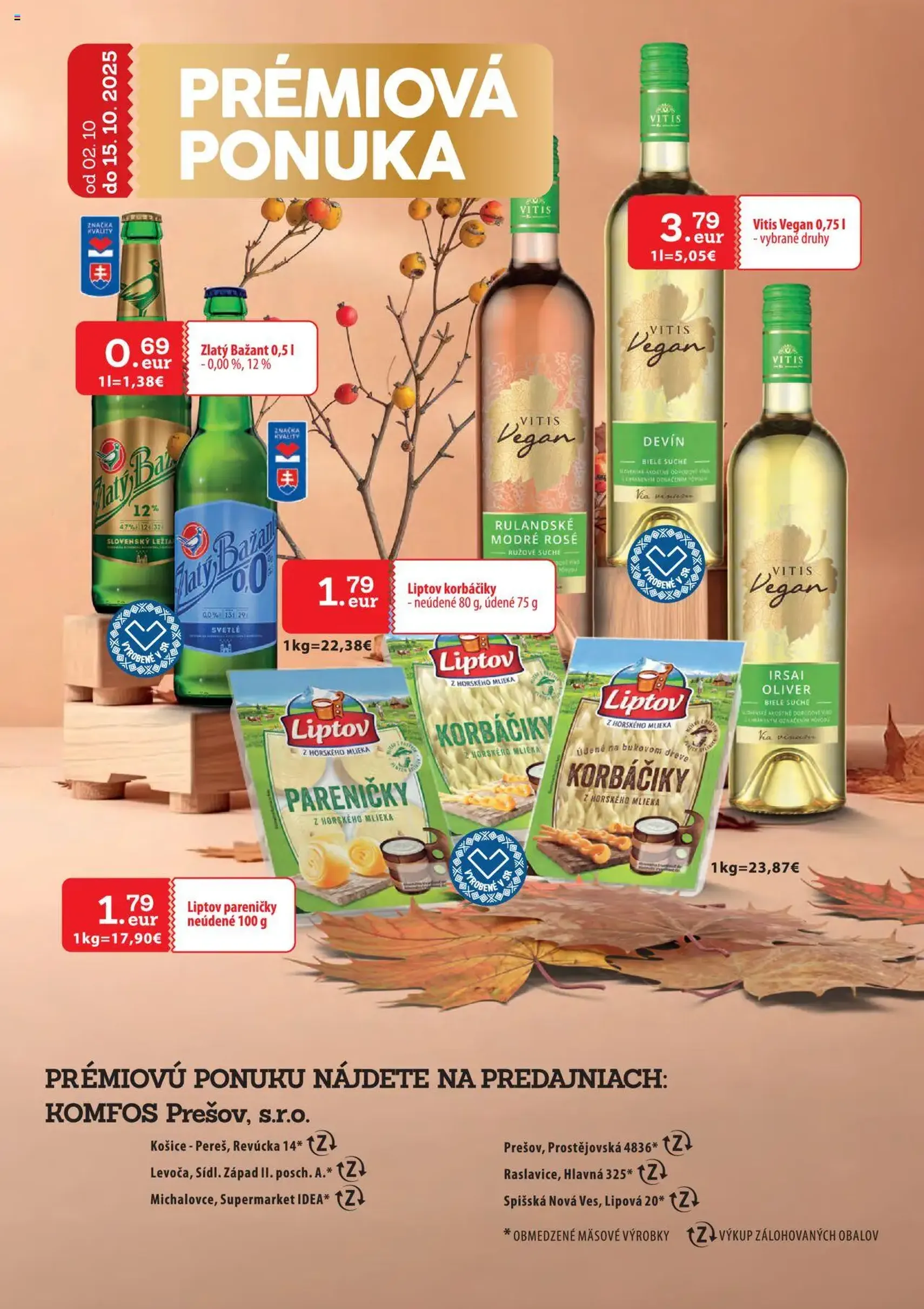 CBA Komfos leták - platný leták od 02.10.2025 strana 29 z 32 CBA Komfos leták - platný leták od 02.10.2025 strana 29 z 32