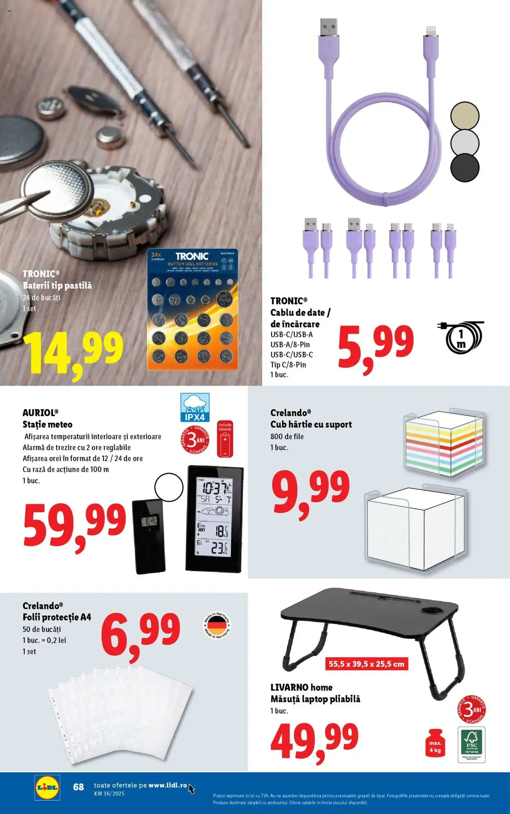 Catalog Lidl - cataloage valabile începând cu 01.09.2025 pagina 68 din 76 Catalog Lidl - cataloage valabile începând cu 01.09.2025 pagina 68 din 76