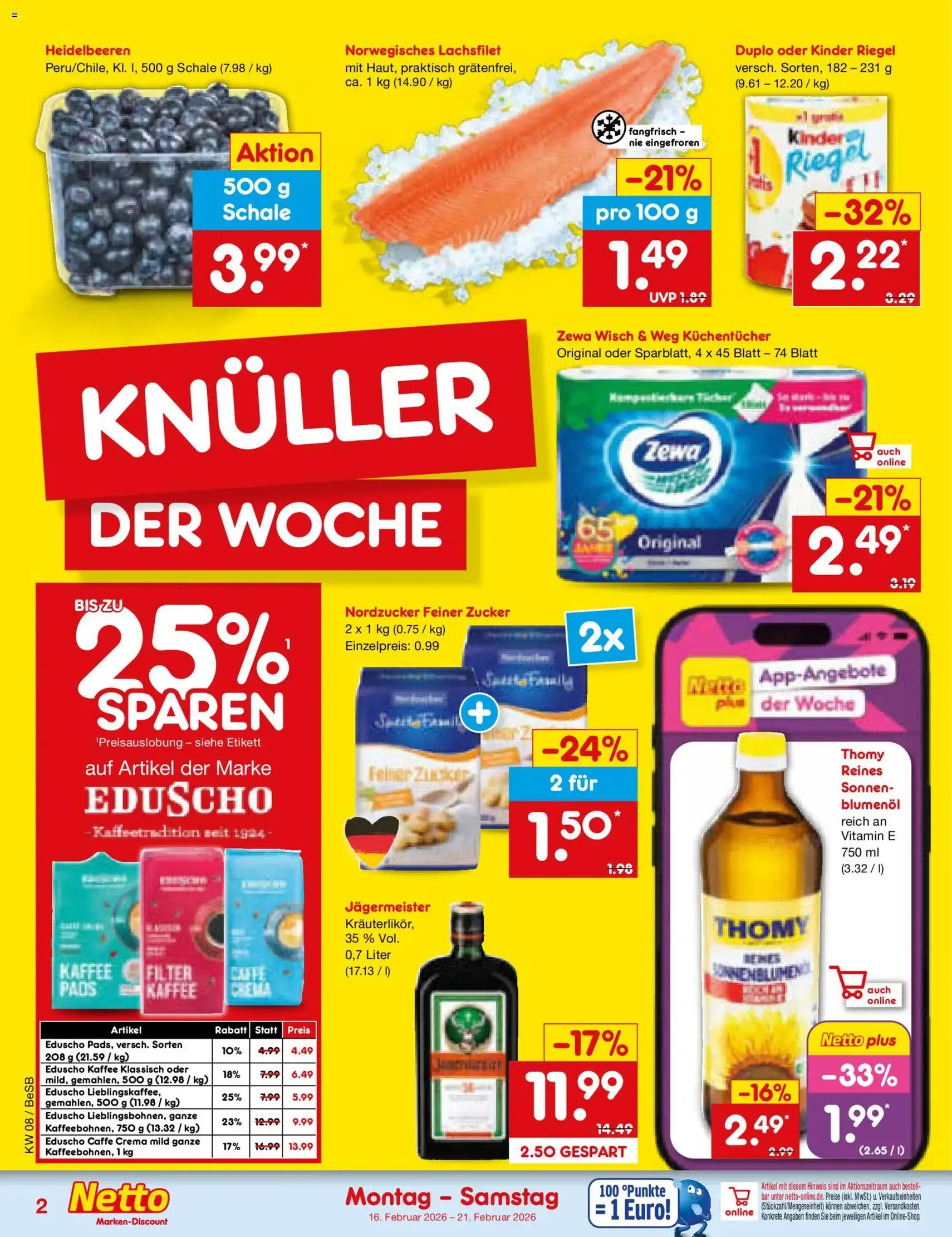 Netto Marken-Discount Prospekt - Gültiger Prospekt ab 16.02.2026, Seite 2 von insgesamt 54
