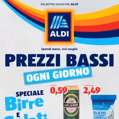 Aldi volantino - anteprima volantino valido dal 06/07/2026
