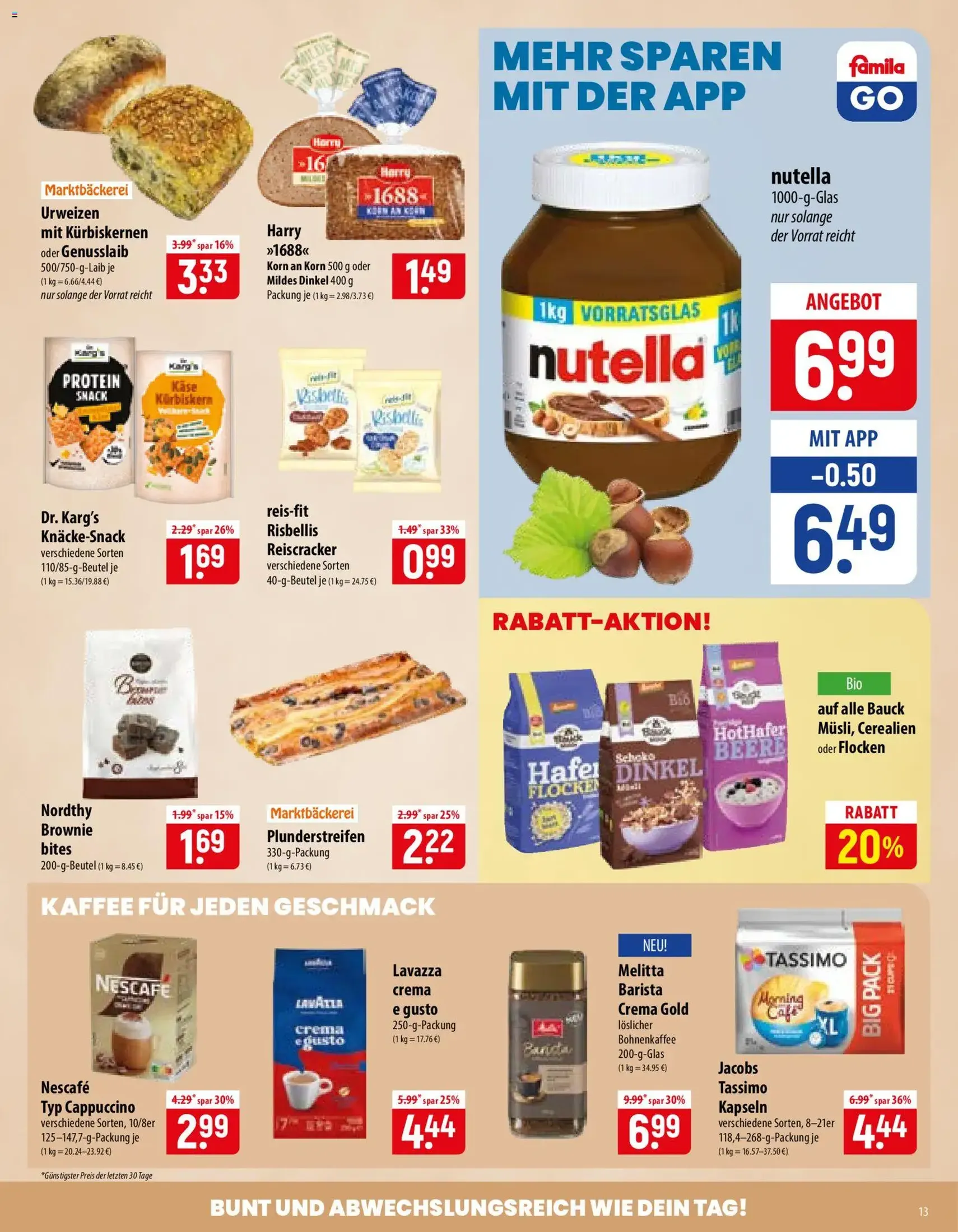 Famila Prospekt - Gültiger Prospekt ab 10.08.2026, Seite 13 von insgesamt 24