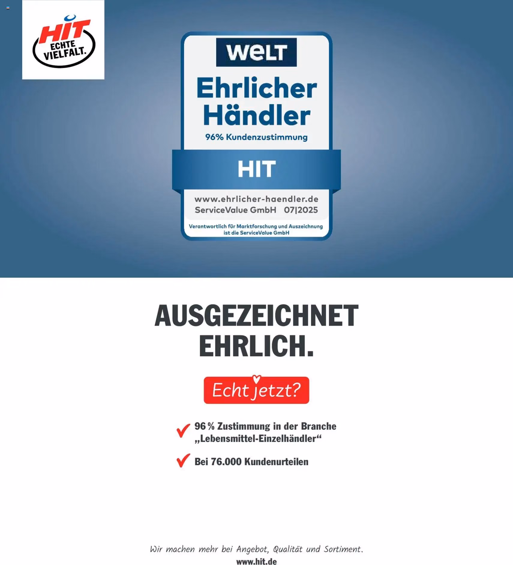 HIT Prospekt - Gültiger Prospekt ab 27.10.2025, Seite 16 von insgesamt 19 HIT Prospekt - Gültiger Prospekt ab 27.10.2025, Seite 16 von insgesamt 19