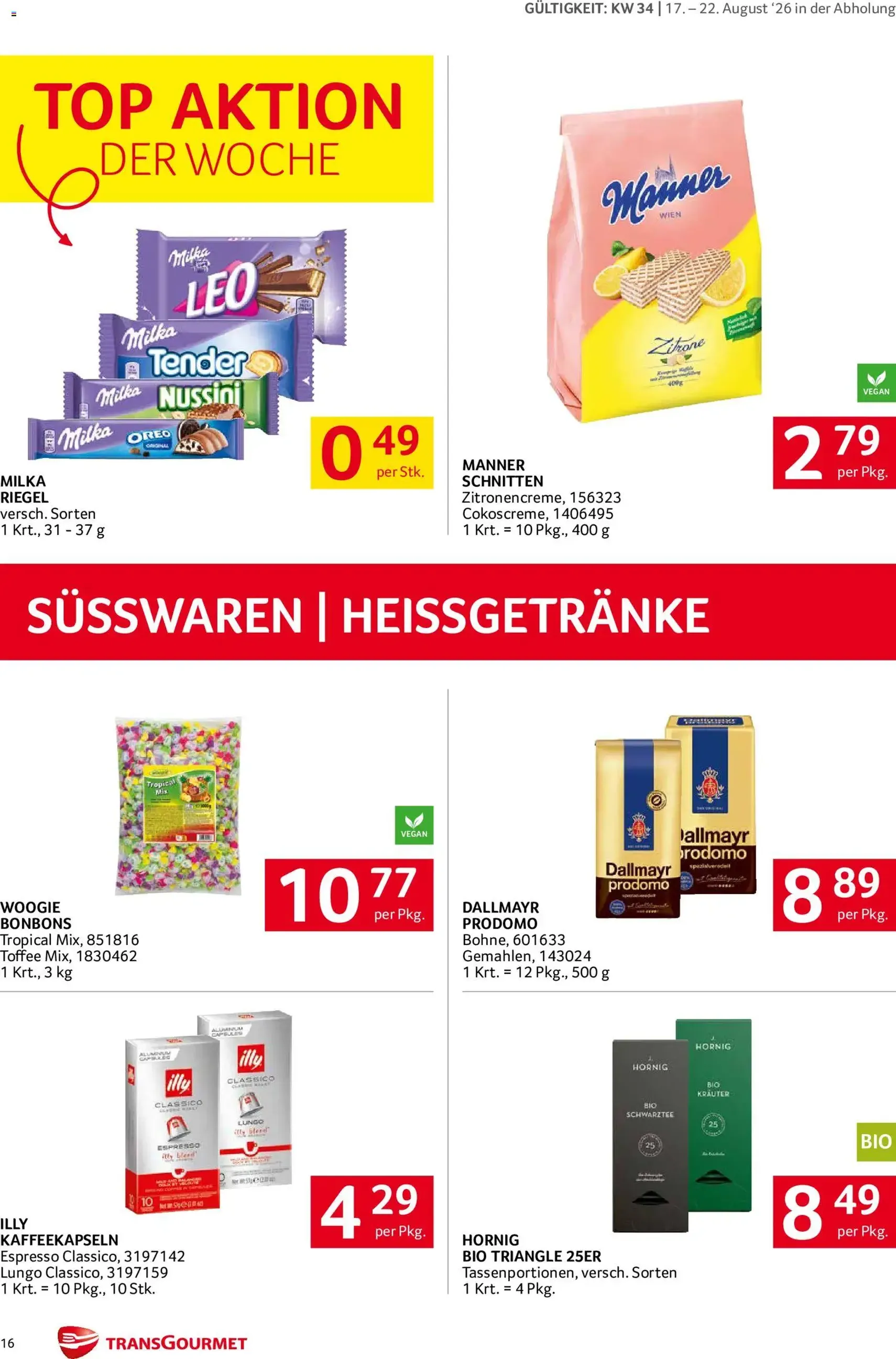 Transgourmet Flugblatt - Gültiger Prospekt ab 17.08.2026, Seite 15 von insgesamt 27