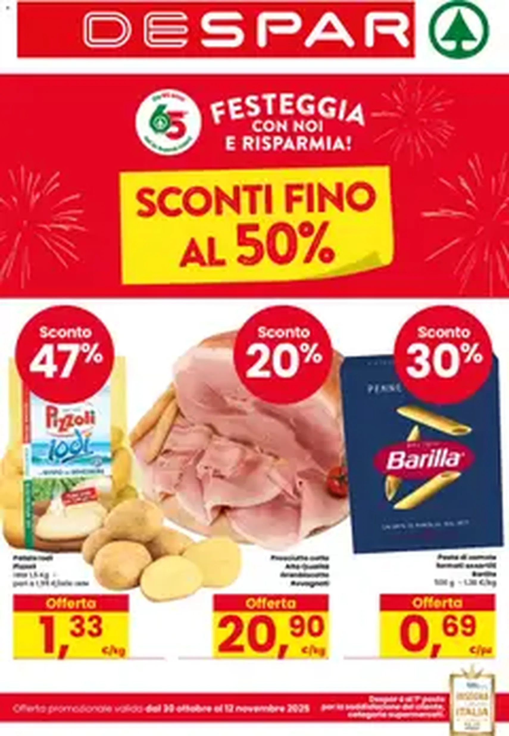 Volantino Despar - volantino valido dal 30/10/2025 pagina 1 di 1