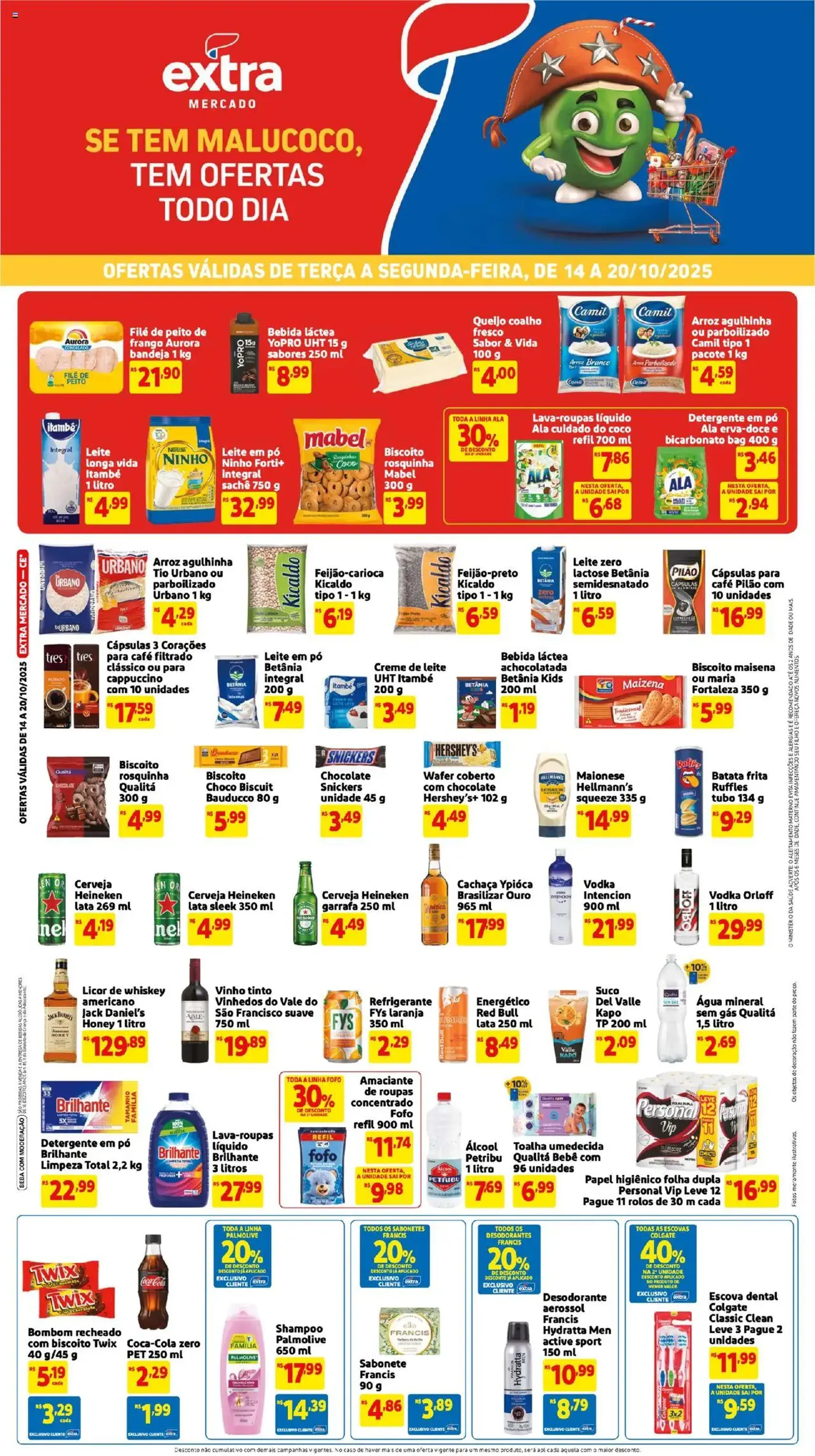 Extra - Ofertas de Mercado - folheto válido a partir de 14/10/2025 página 1 de 5