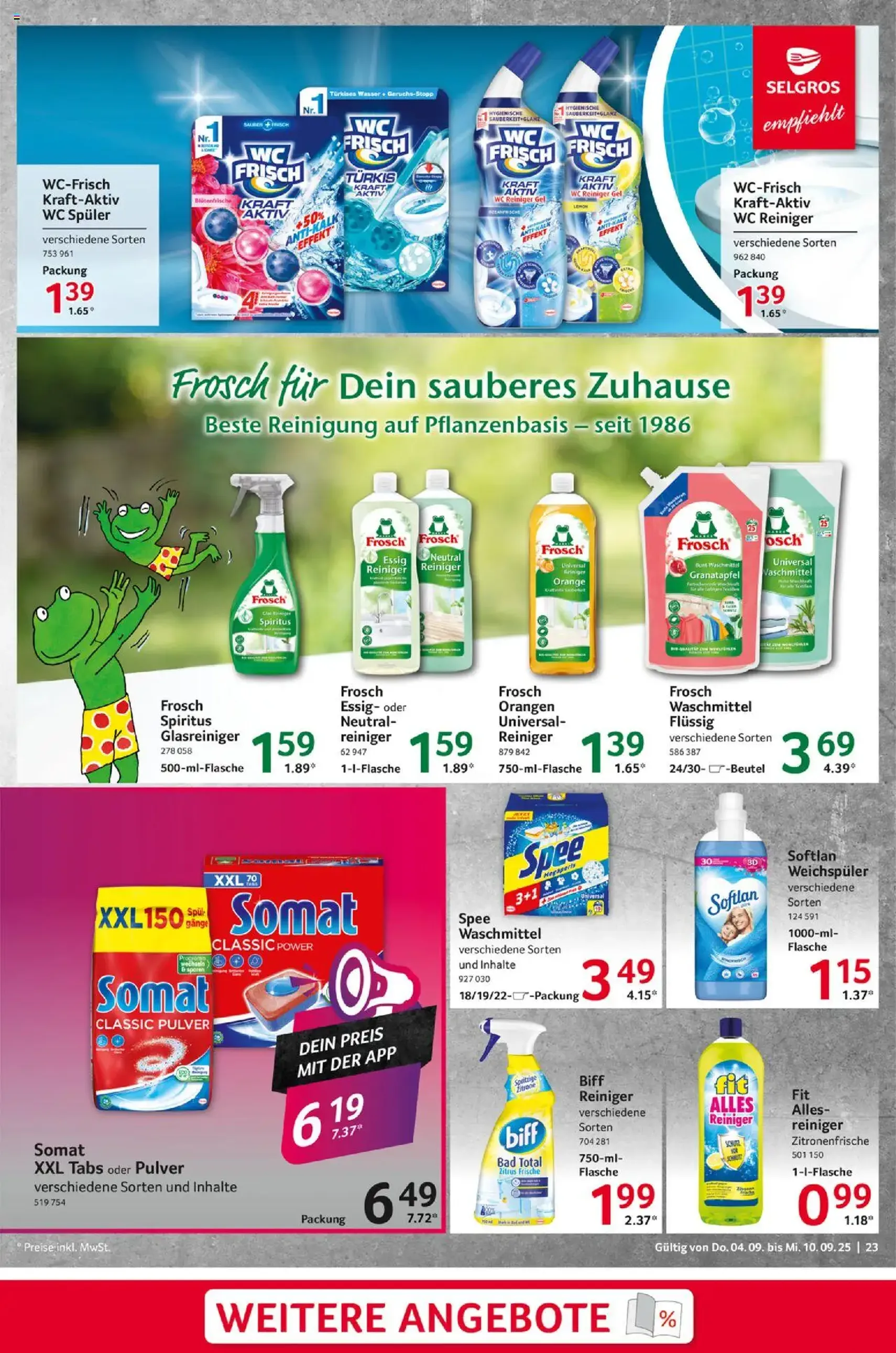 Selgros Prospekt - Gültiger Prospekt ab 04.09.2025, Seite 23 von insgesamt 36 Selgros Prospekt - Gültiger Prospekt ab 04.09.2025, Seite 23 von insgesamt 36
