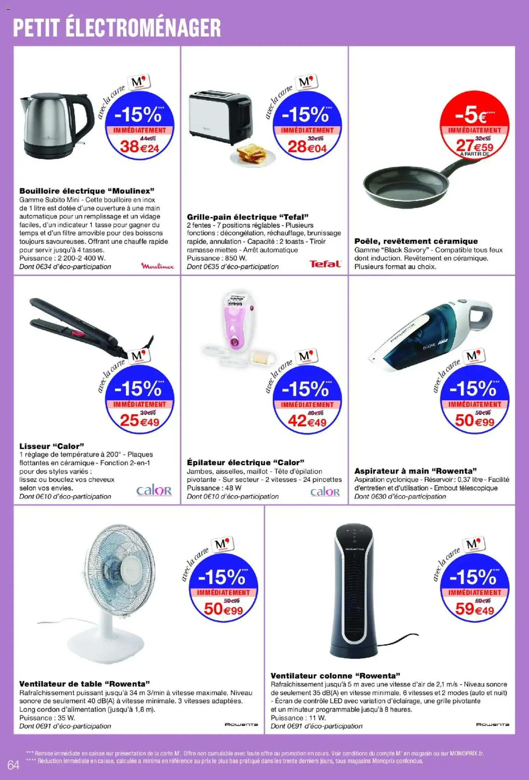 Monoprix catalogue - brochure valable à partir du 16/06/2026, page 64 sur 65