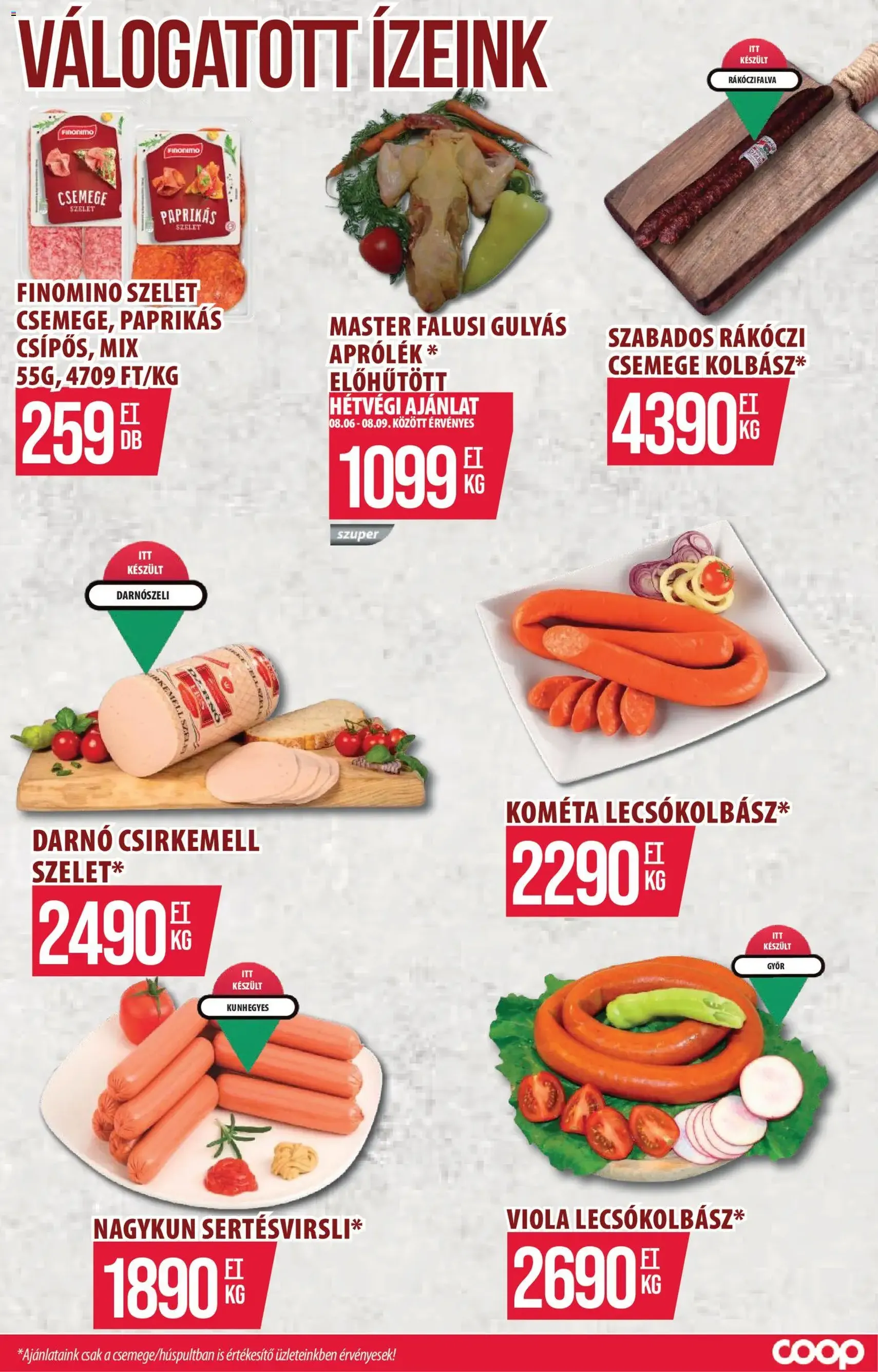 COOP Szolnok akciós újság - 2026.08.06. érvényes szórólap 11 oldal 19 oldalból
