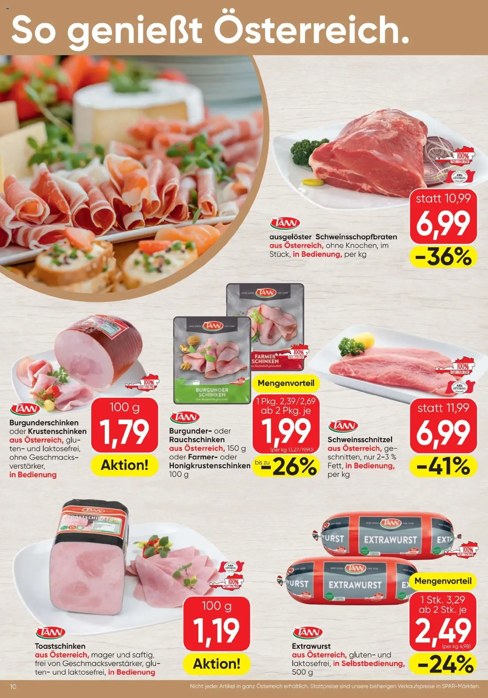 Spar - Flugblatt - Gültiger Prospekt ab 21.05.2026, Seite 10 von insgesamt 24