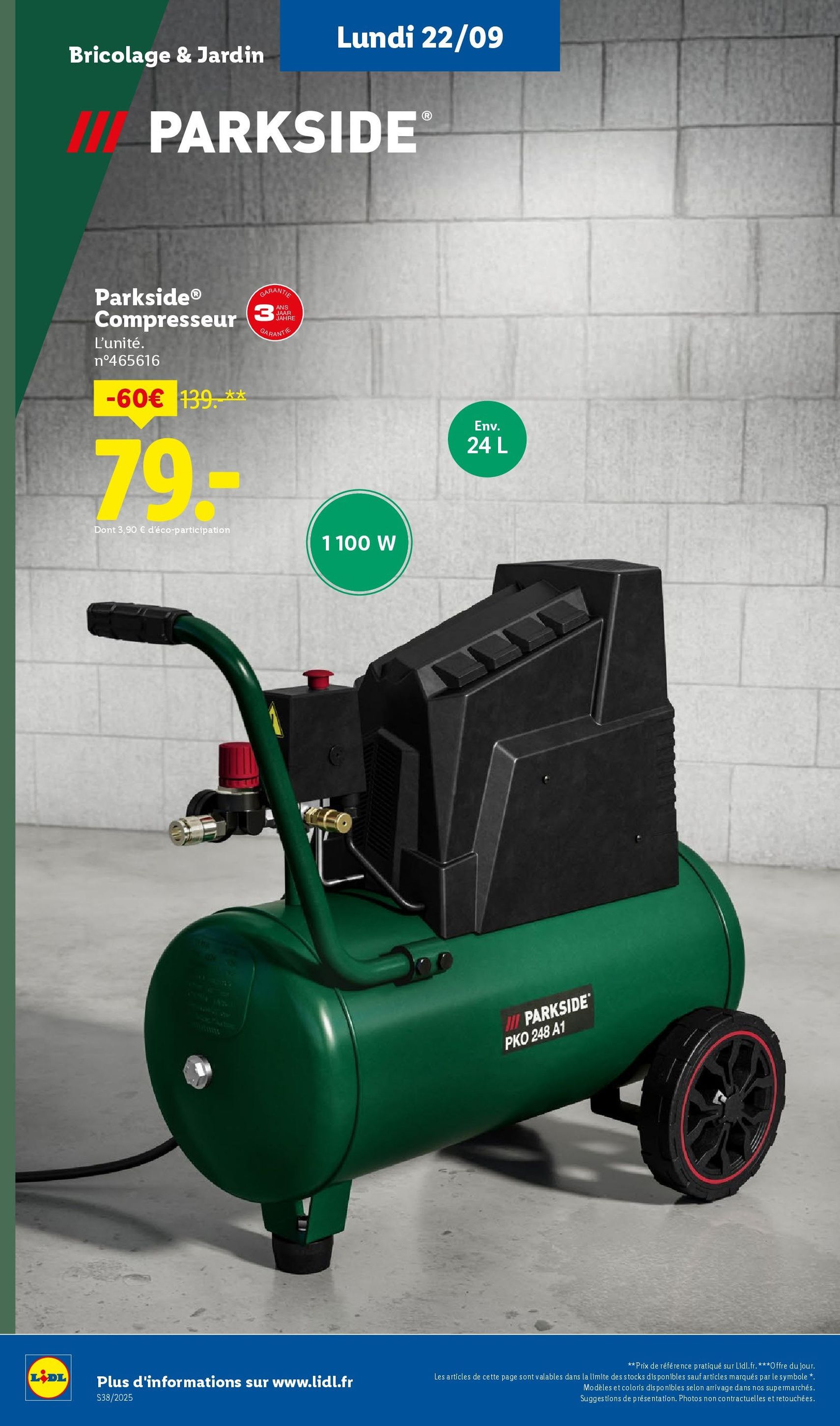 LIDL catalogue semaine 38 - brochure valable à partir du 18/09/2025, page 60 sur 75