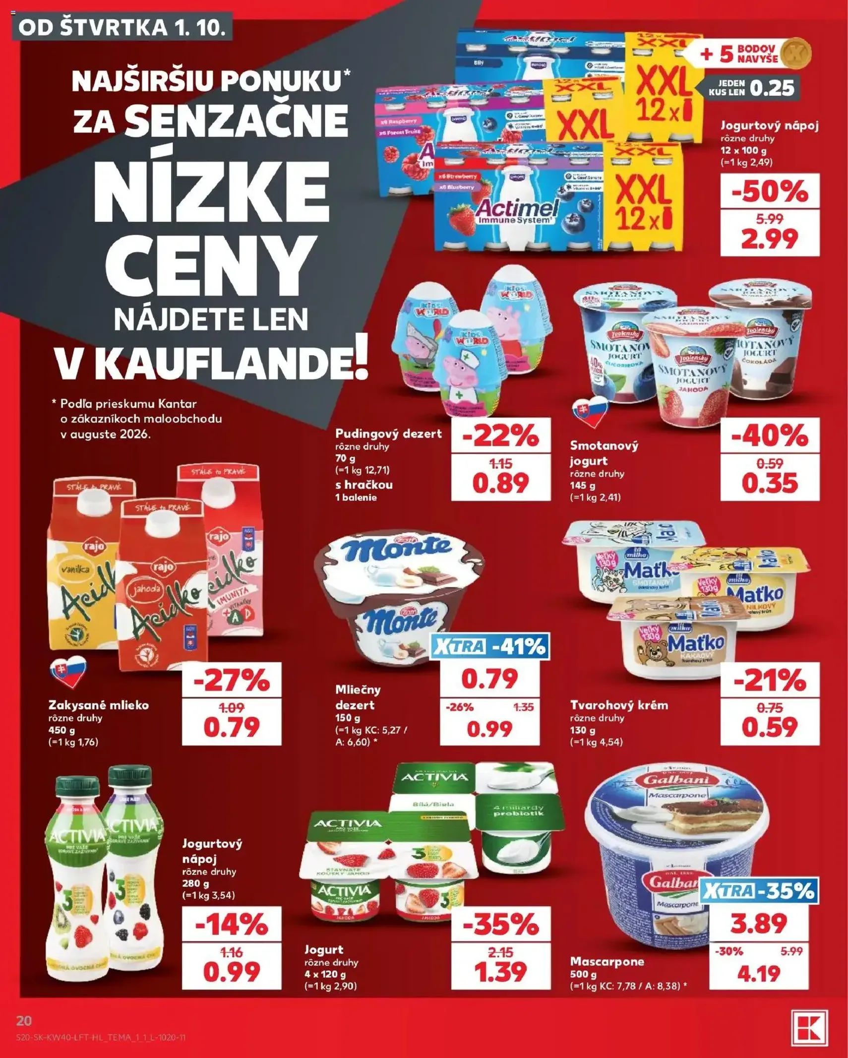 Kaufland leták - platný leták od 01.10.2026 strana 20 z 76