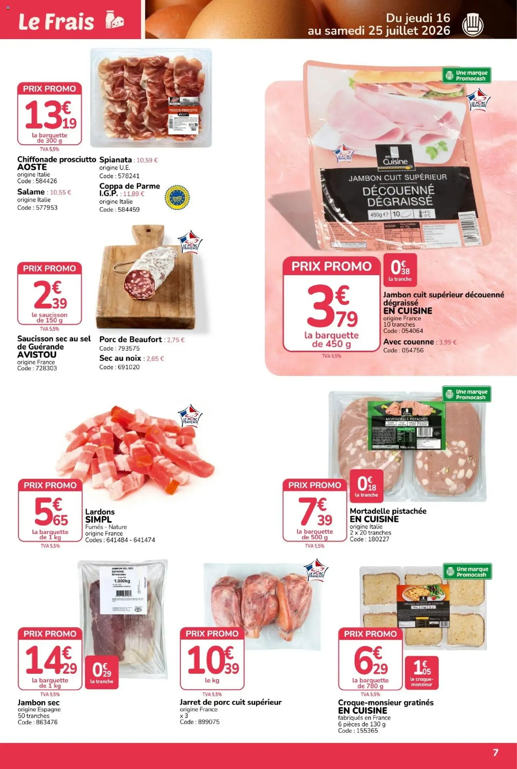 Promocash catalogue - brochure valable à partir du 16/07/2026, page 7 sur 24