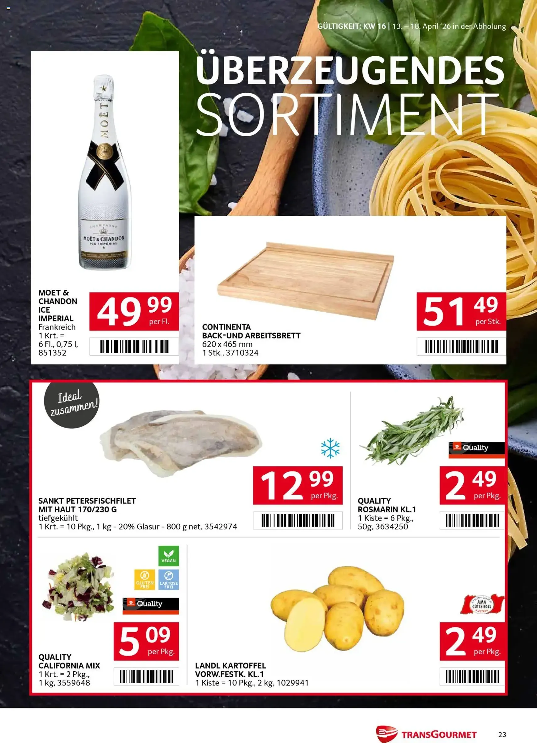 Transgourmet Flugblatt - Gültiger Prospekt ab 13.04.2026, Seite 23 von insgesamt 28