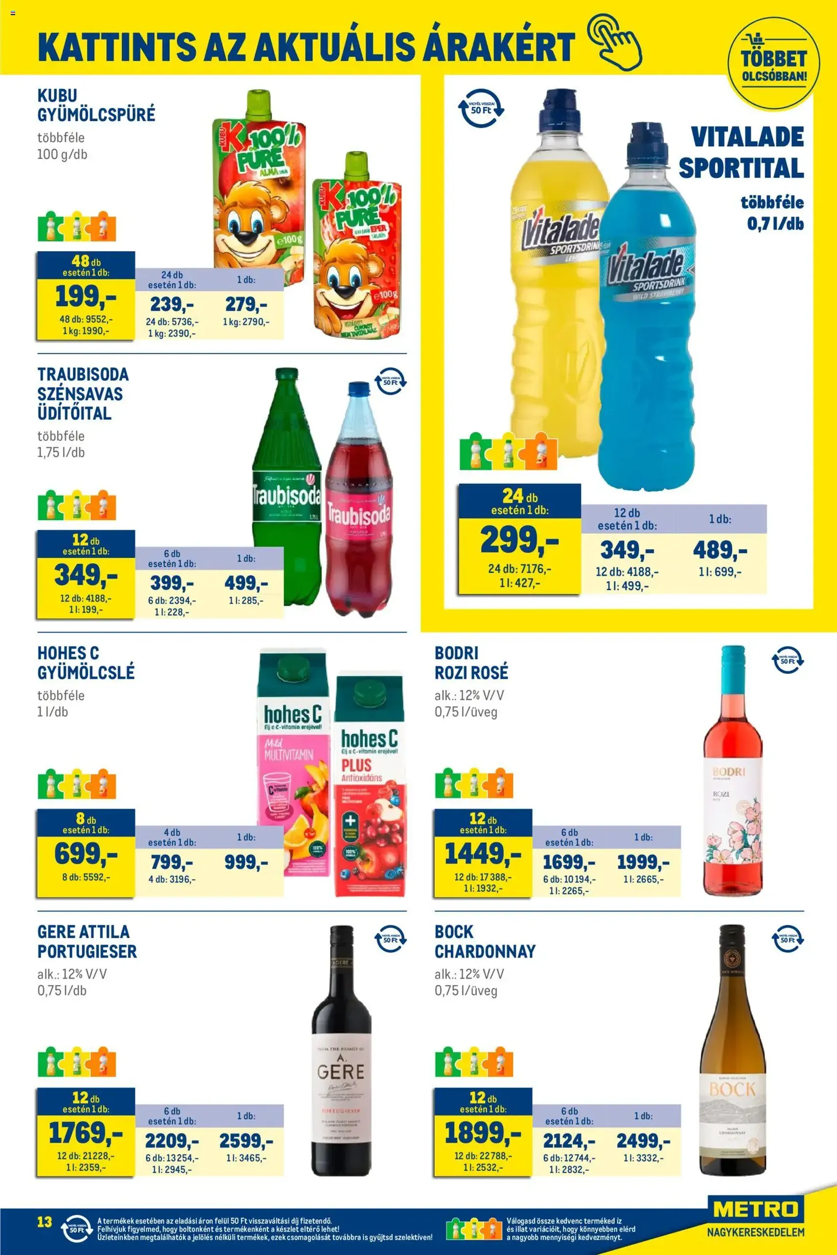 Metro - Élelmiszer és Szezonális katalógus 2026/01 - 2026.01.02. érvényes szórólap 13 oldal 40 oldalból