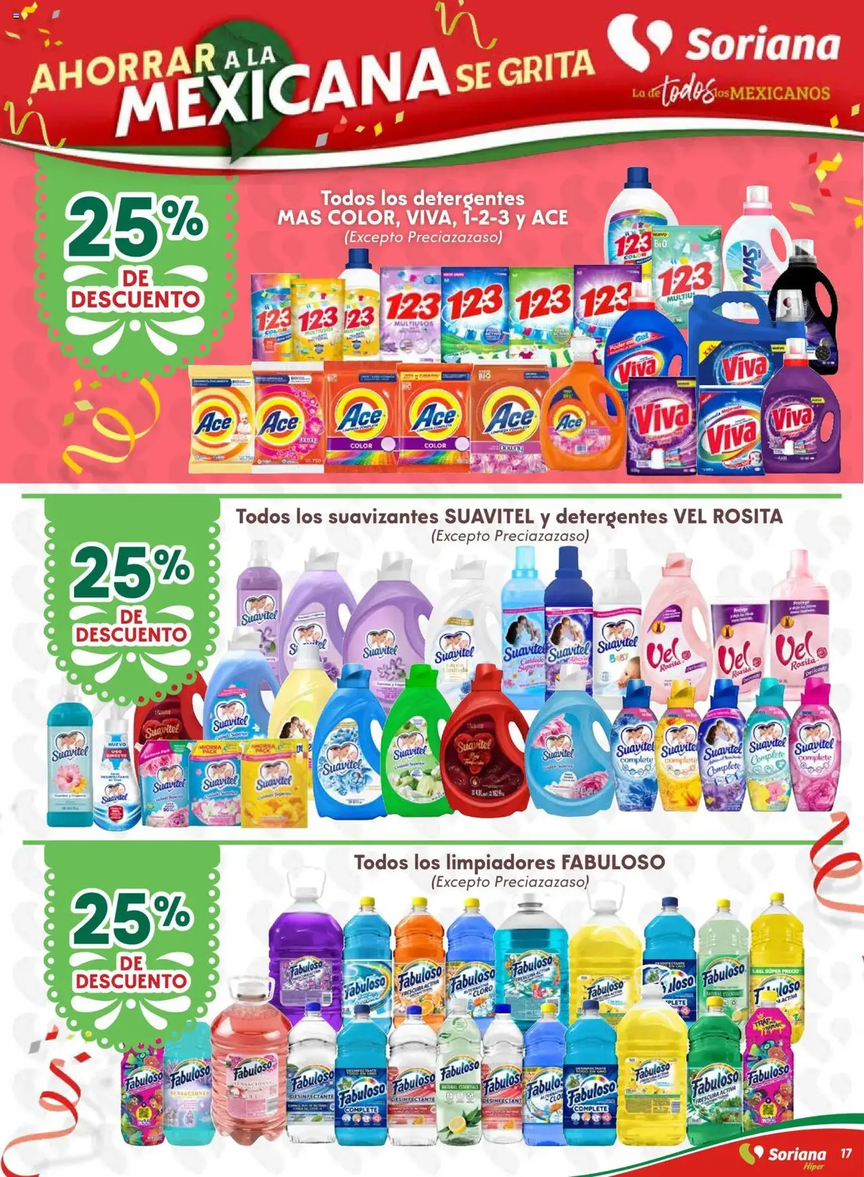 Soriana - Ahorrar a la mexicana se grita Soriana Híper Nacional - folleto válido desde 10/09/2025 página 17 de 29