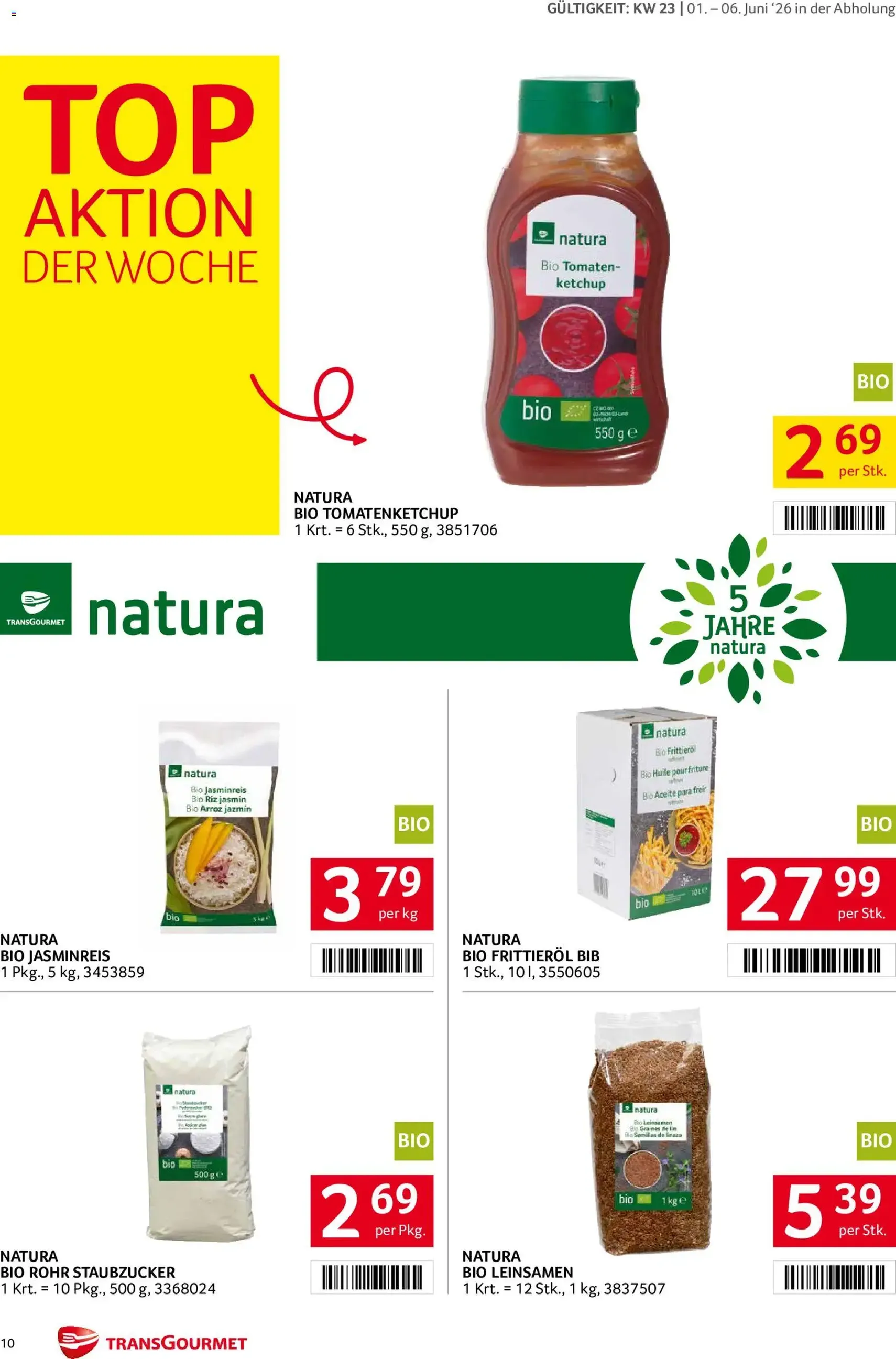 Transgourmet Flugblatt - Gültiger Prospekt ab 01.06.2026, Seite 10 von insgesamt 36