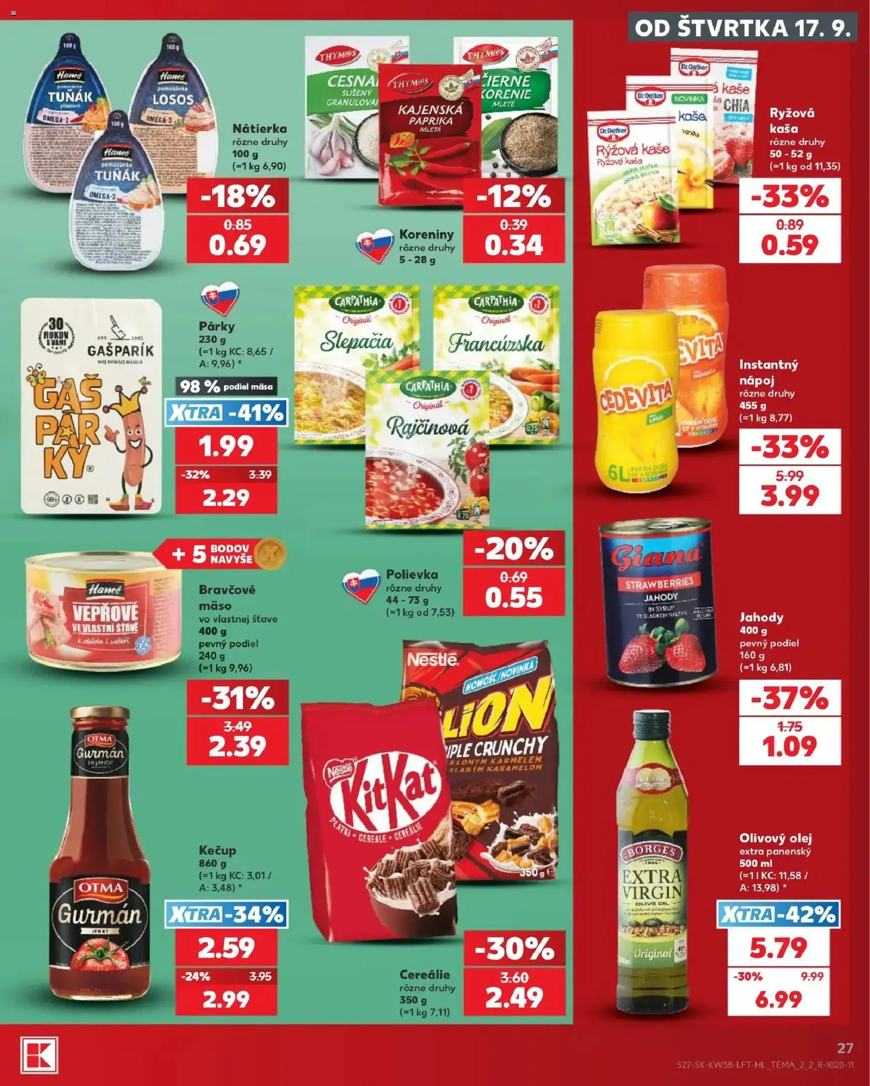 Kaufland leták - platný leták od 17.09.2026 strana 27 z 84