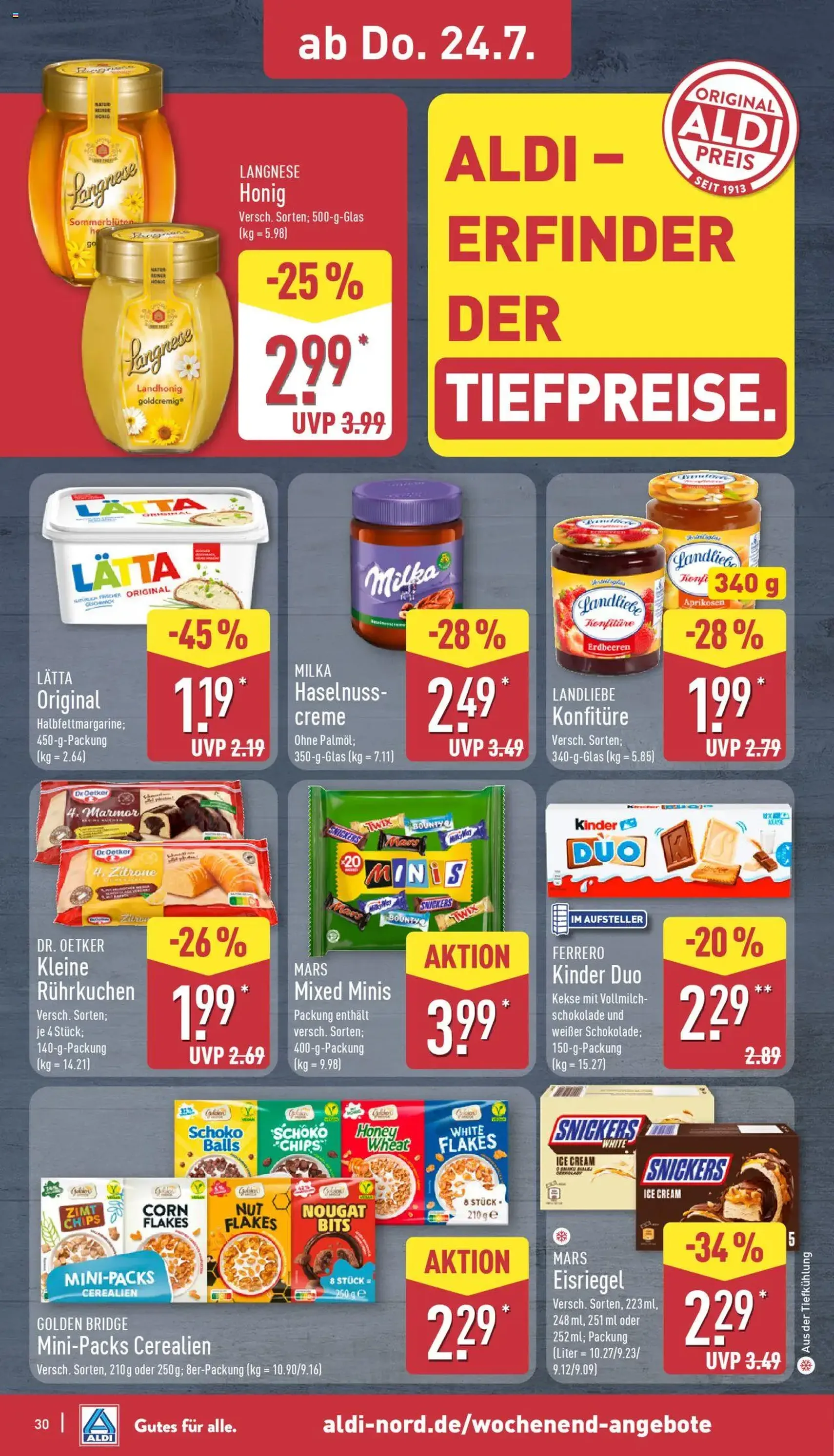 Aldi Prospekt - Gültiger Prospekt ab 21.07.2025, Seite 30 von insgesamt 44