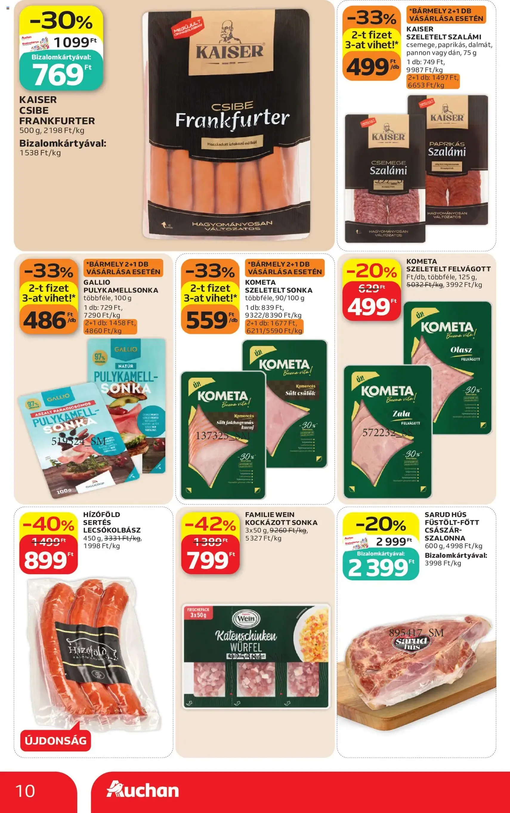 Auchan akciós újság - 2026.07.09. érvényes szórólap 10 oldal 50 oldalból