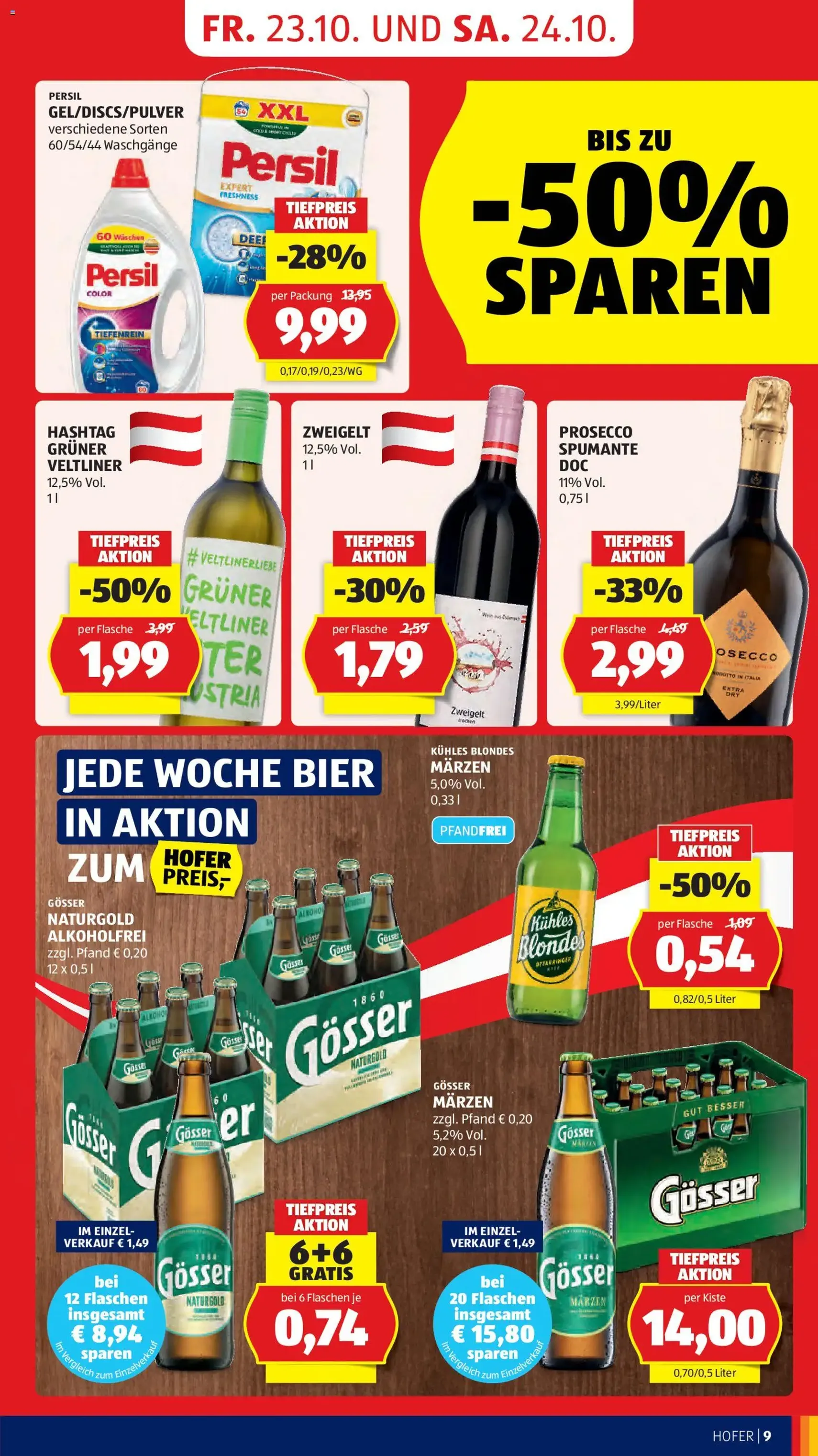 Hofer Flugblatt - Gültiger Prospekt ab 23.10.2026, Seite 17 von insgesamt 50