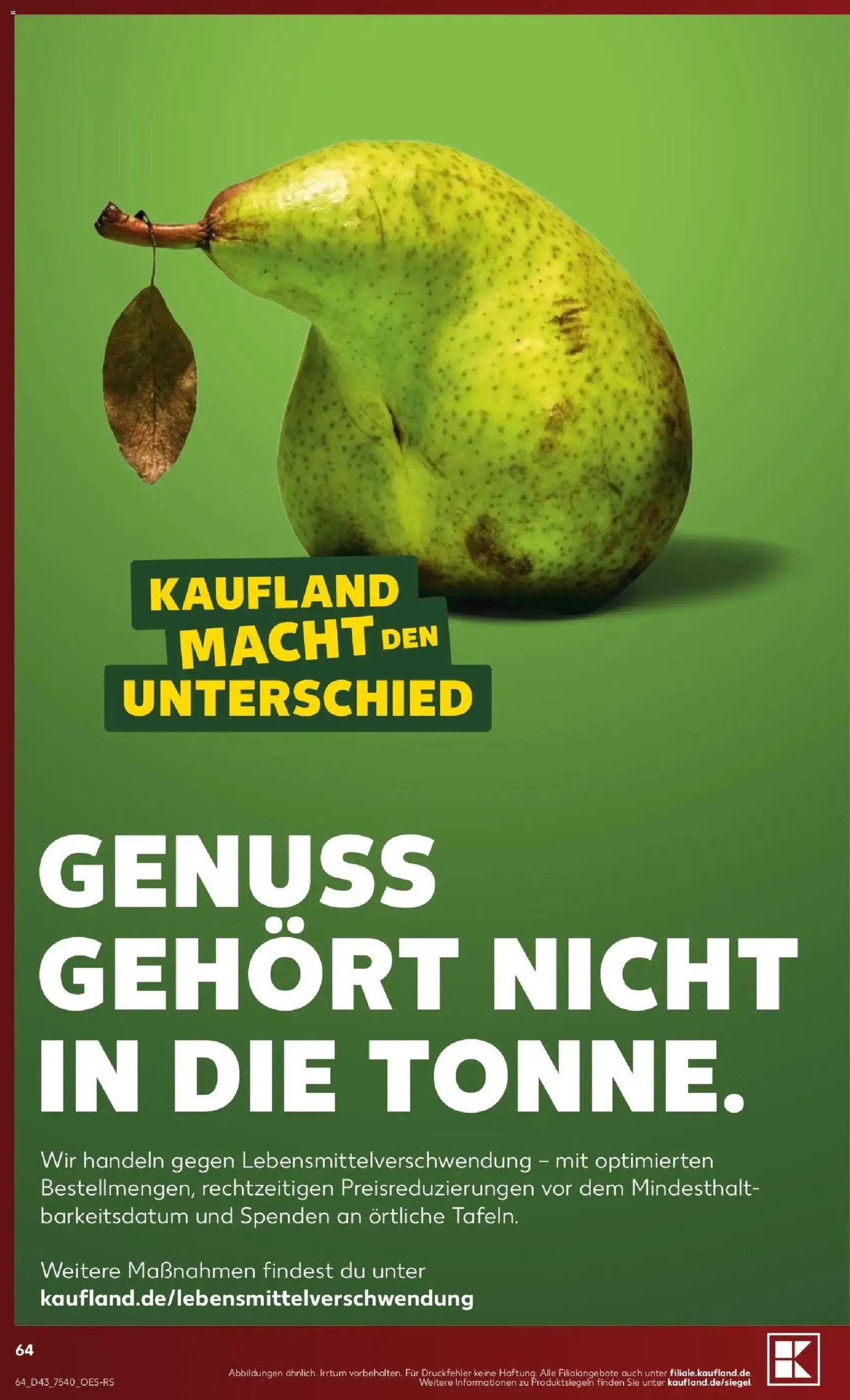 Kaufland Prospekt - Gültiger Prospekt ab 19.10.2026, Seite 64 von insgesamt 68