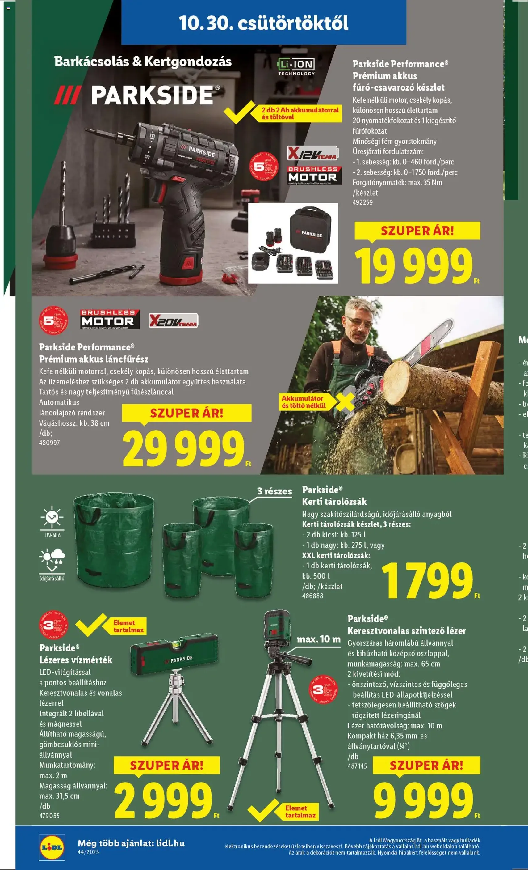 Lidl Akciós újság - 2025.10.30. érvényes szórólap 24 oldal 66 oldalból Lidl Akciós újság - 2025.10.30. érvényes szórólap 24 oldal 66 oldalból