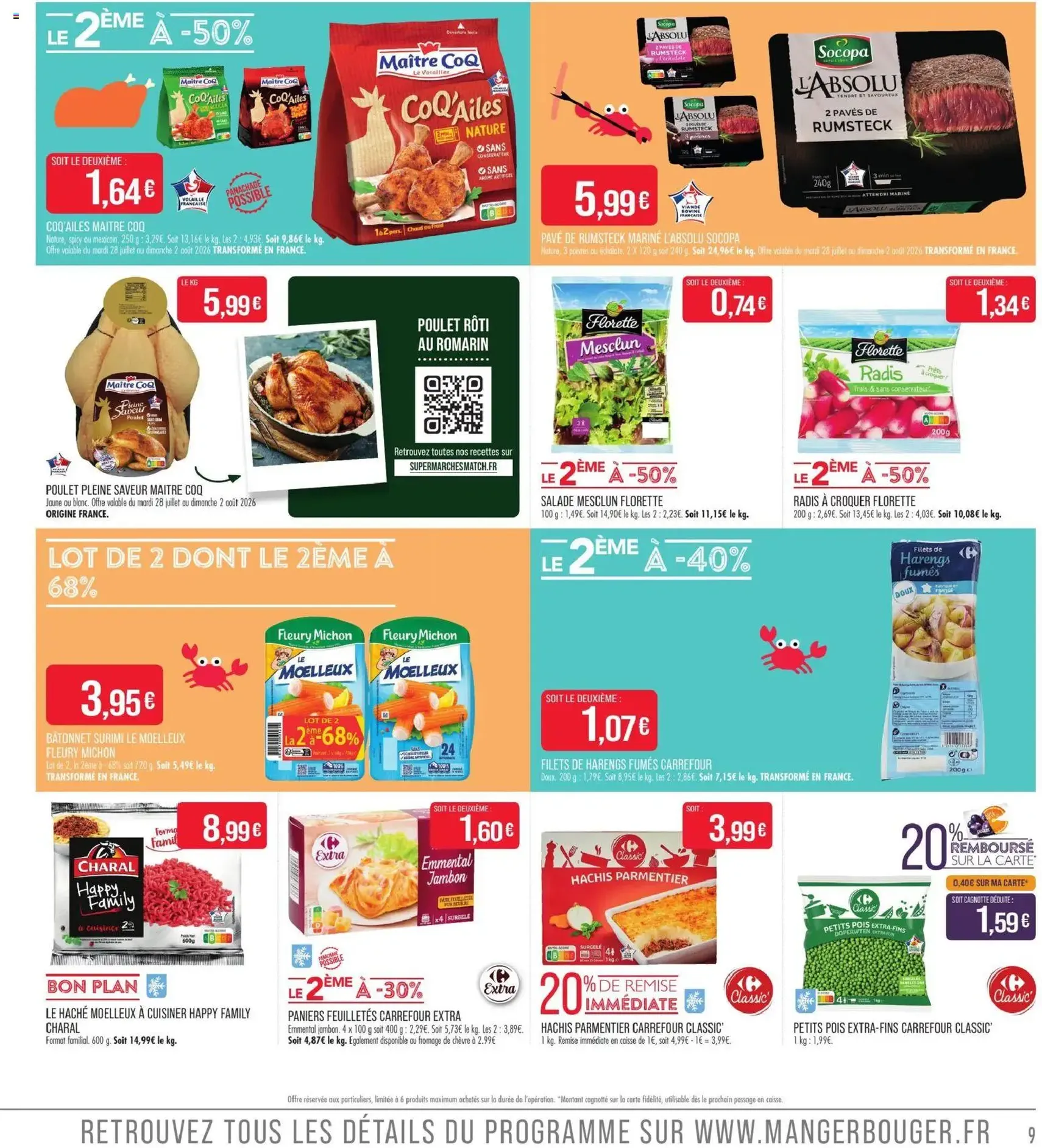 Match Supermarché catalogue - brochure valable à partir du 28/07/2026, page 9 sur 24