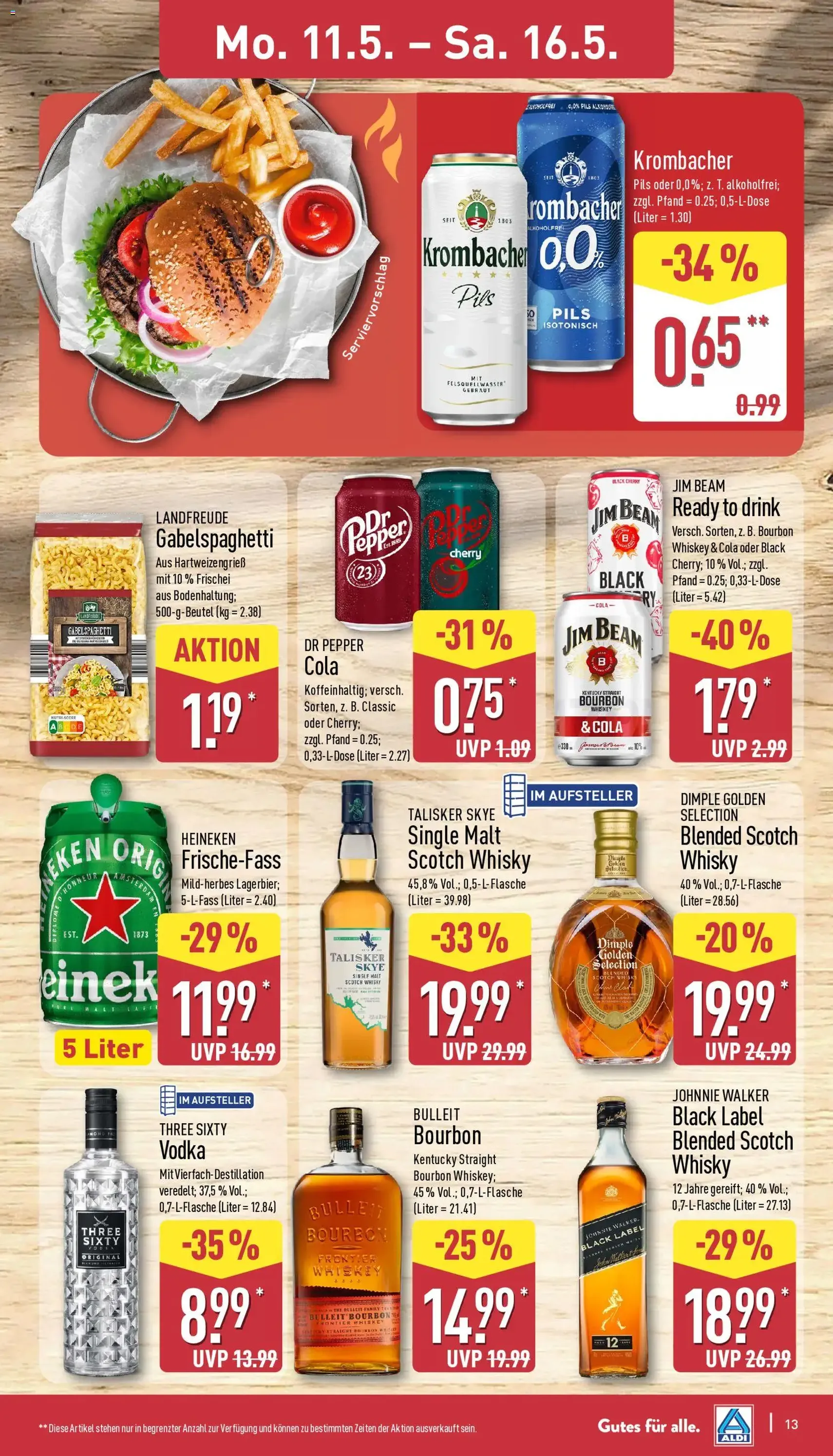 Aldi Prospekt - Gültiger Prospekt ab 11.05.2026, Seite 13 von insgesamt 43