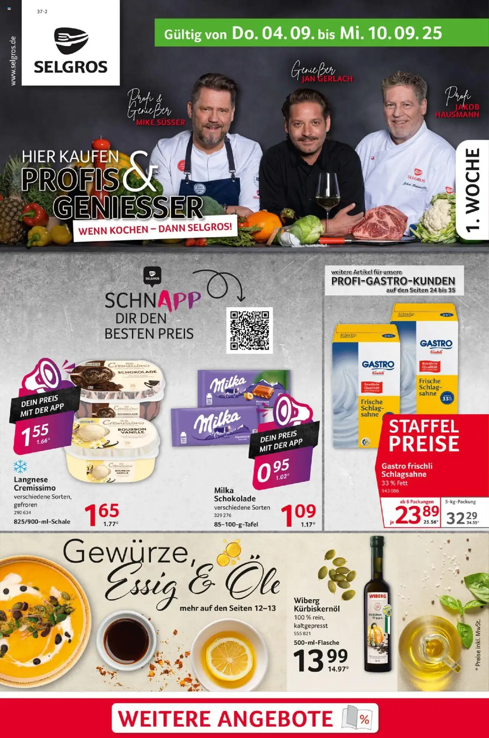 Selgros Prospekt - Gültiger Prospekt ab 04.09.2025, Seite 1 von insgesamt 36 Selgros Prospekt - Gültiger Prospekt ab 04.09.2025, Seite 1 von insgesamt 36