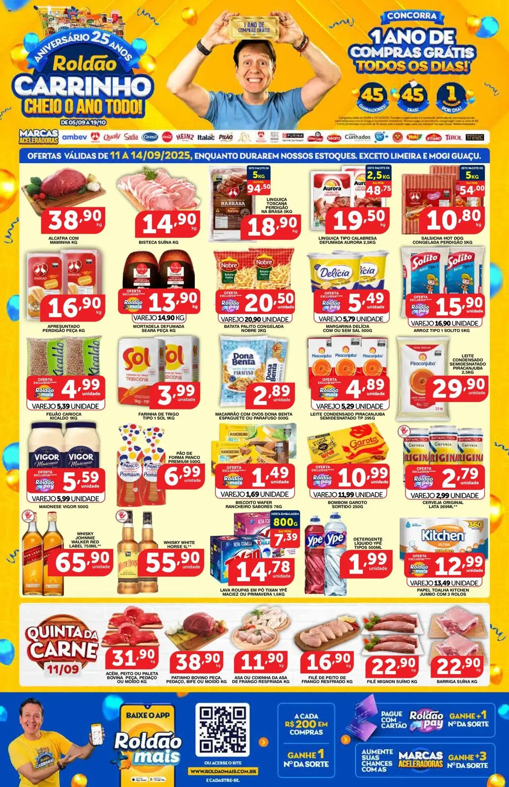 Roldão - Ofertas Final de Semana Arrasador - folheto válido a partir de 11/09/2025 página 1 de 2