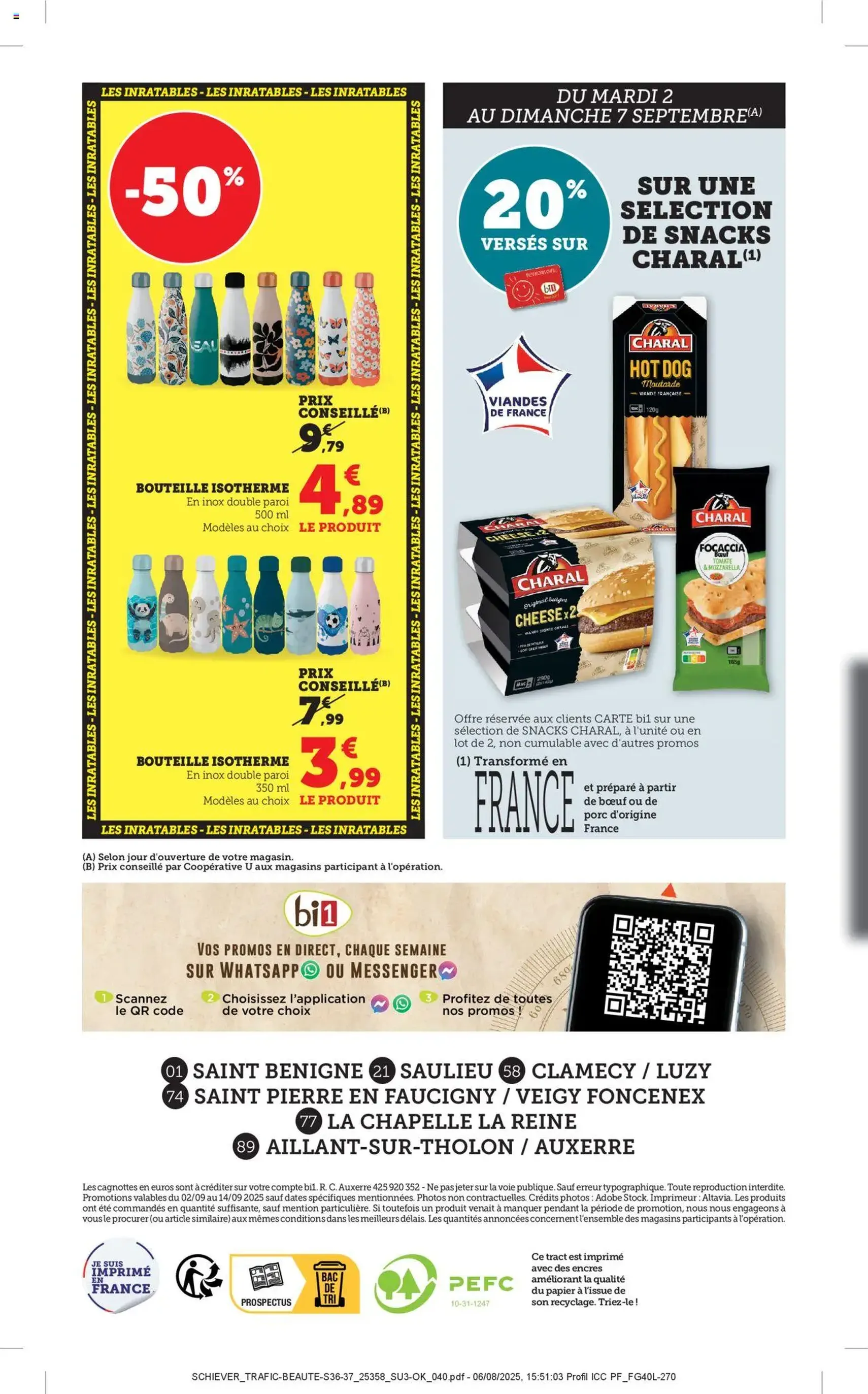 Bi1 catalogue - brochure valable à partir du 01/09/2025, page 40 sur 40