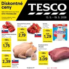Tesco Hypermarket - leták - náhľad letáku platný od 13.05.2026