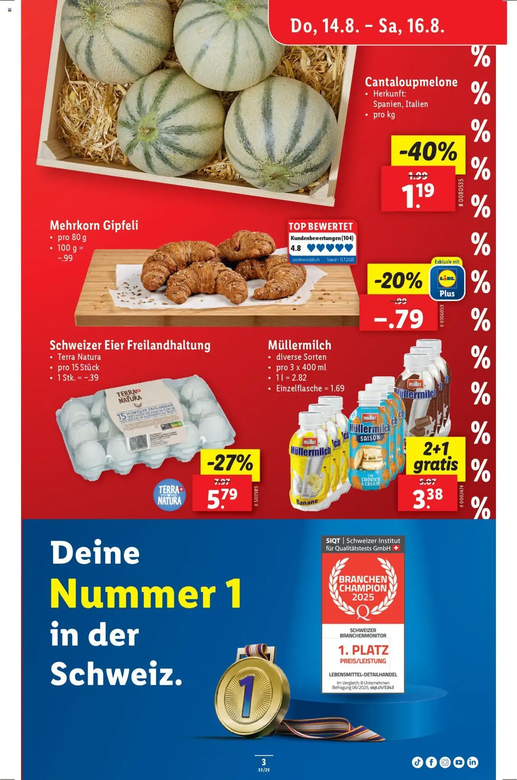 Lidl Aktionen - Gültiger Prospekt ab 14.08.2025, Seite 3 von insgesamt 34