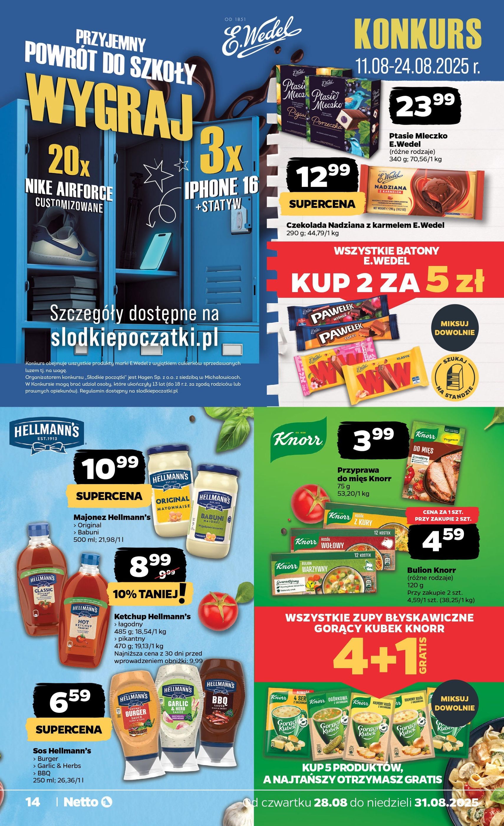 Netto gazetka - Spożywcza - ważny gazetka od 28.08.2025 strona 14 z 35 Netto gazetka - Spożywcza - ważny gazetka od 28.08.2025 strona 14 z 35