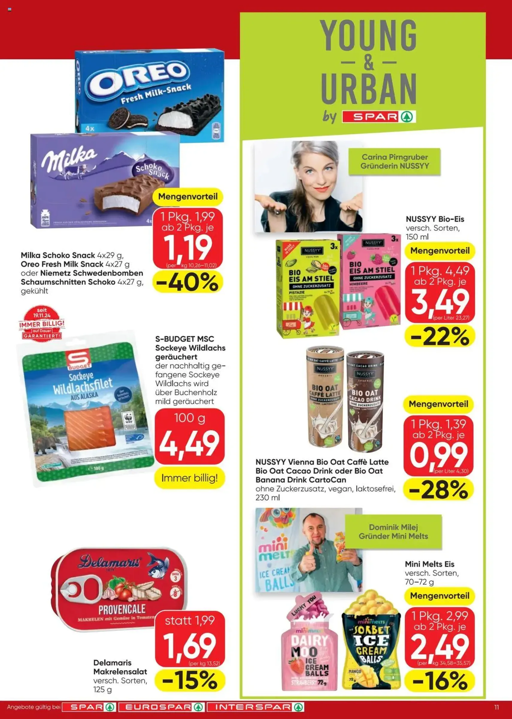 Spar Flugblatt - Gültiger Prospekt ab 04.09.2025, Seite 11 von insgesamt 16 Spar Flugblatt - Gültiger Prospekt ab 04.09.2025, Seite 11 von insgesamt 16