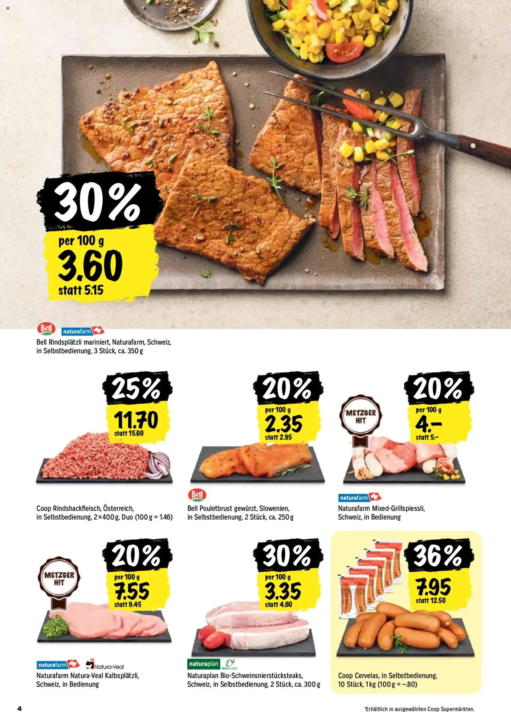 Coop aktionen - Gültiger Prospekt ab 28.05.2026, Seite 4 von insgesamt 24