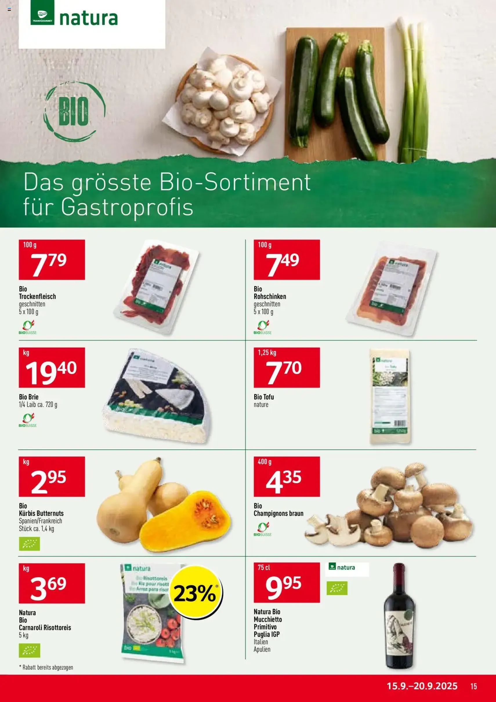 Prodega Aktionen - Gültiger Prospekt ab 15.09.2025, Seite 15 von insgesamt 36