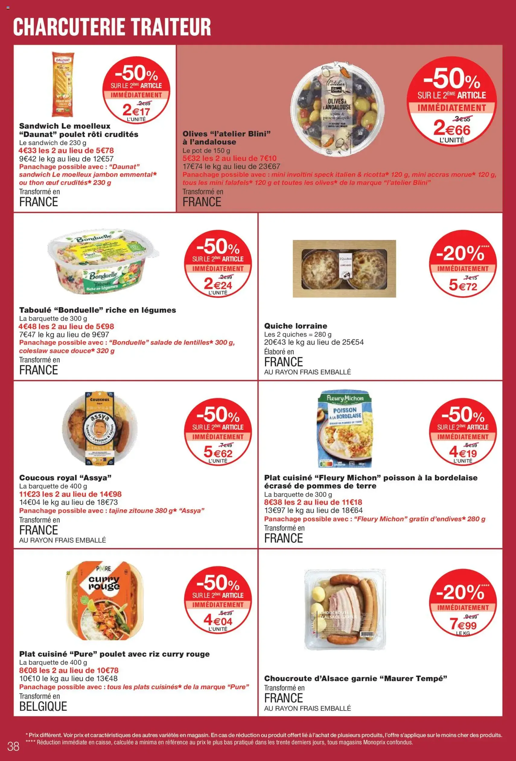 Monoprix catalogue - brochure valable à partir du 20/01/2026, page 38 sur 52