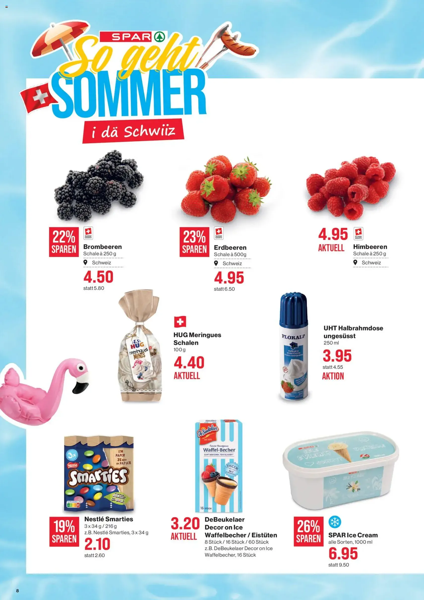 SPAR aktionen - Gültiger Prospekt ab 06.08.2026, Seite 8 von insgesamt 17