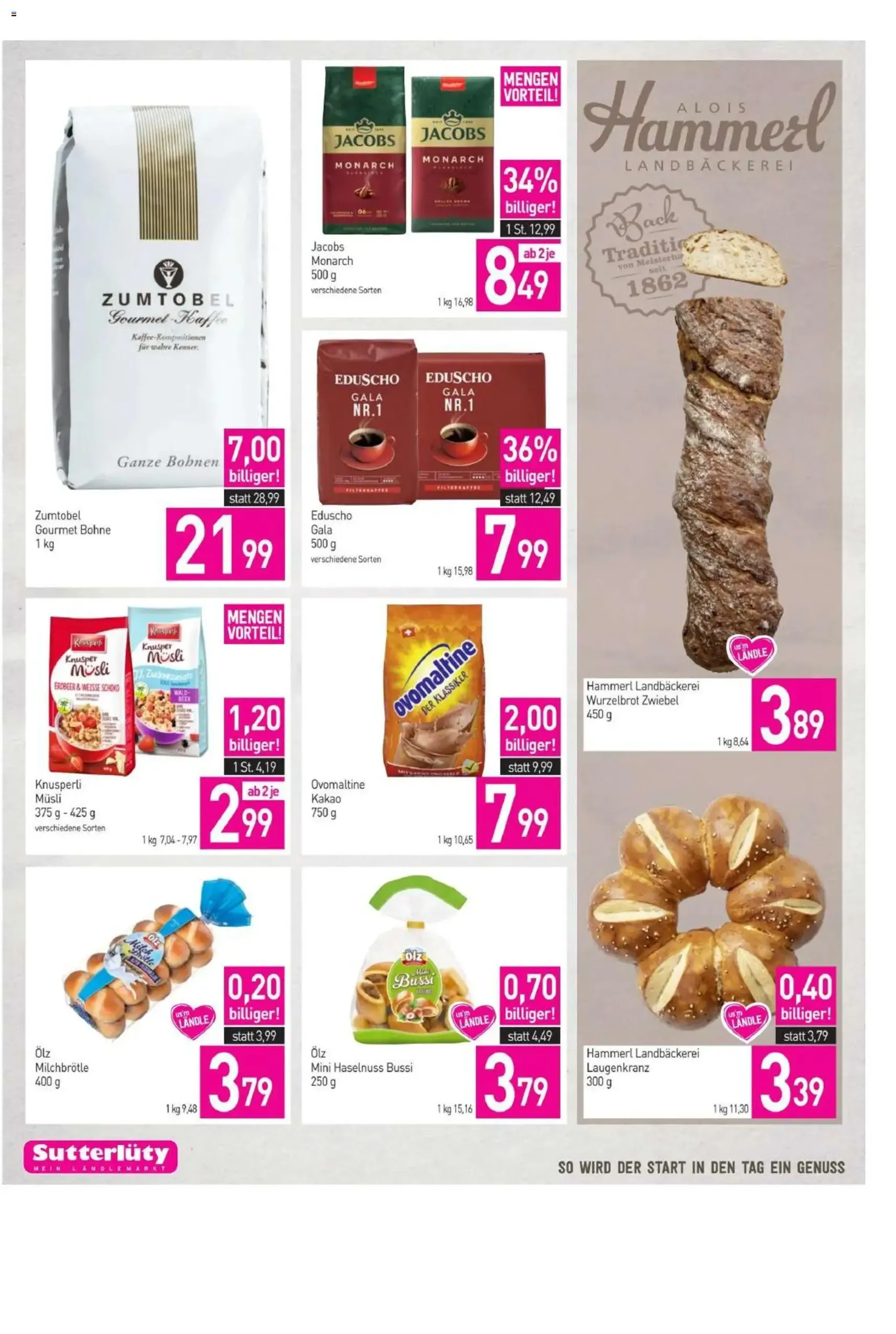 Sutterlüty Flugblatt - Gültiger Prospekt ab 26.02.2026, Seite 14 von insgesamt 20