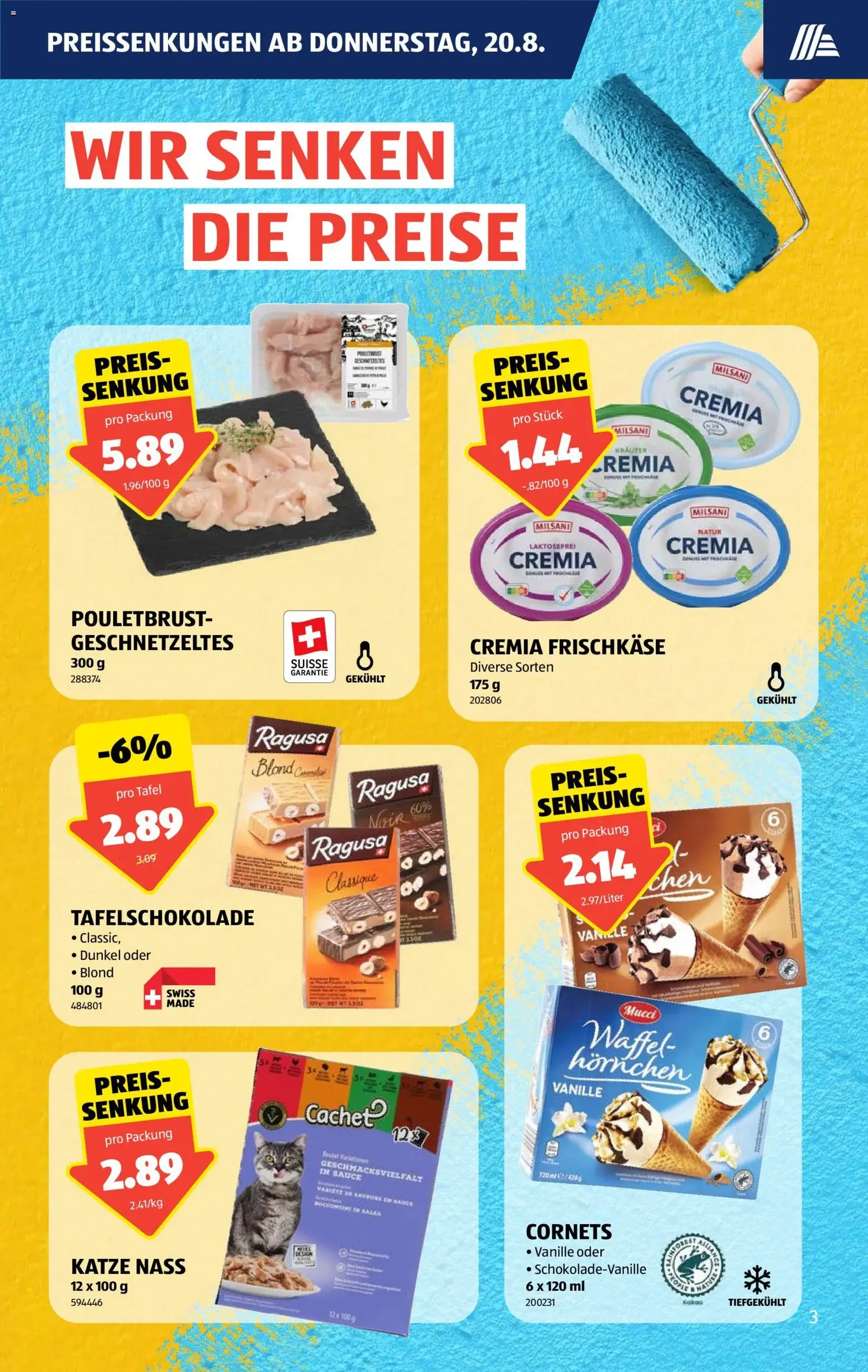 Aldi aktionen - Gültiger Prospekt ab 20.08.2026, Seite 3 von insgesamt 40