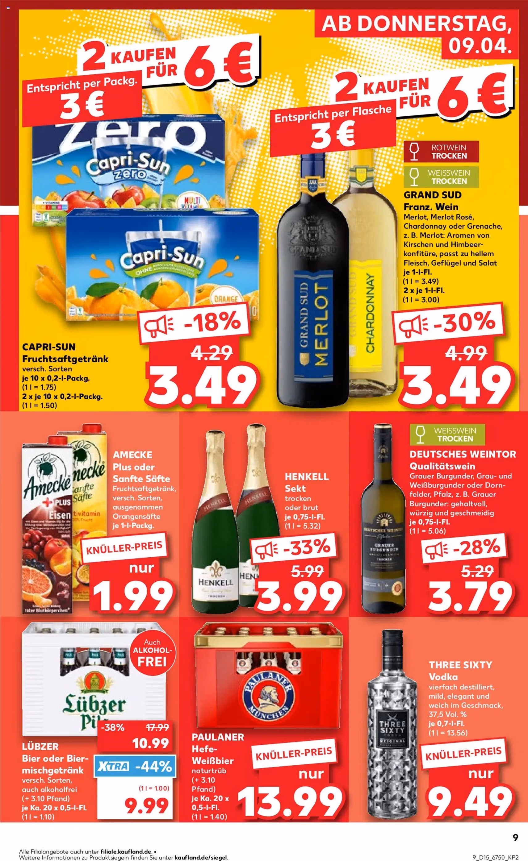 Kaufland Prospekt - Gültiger Prospekt ab 09.04.2026, Seite 9 von insgesamt 58