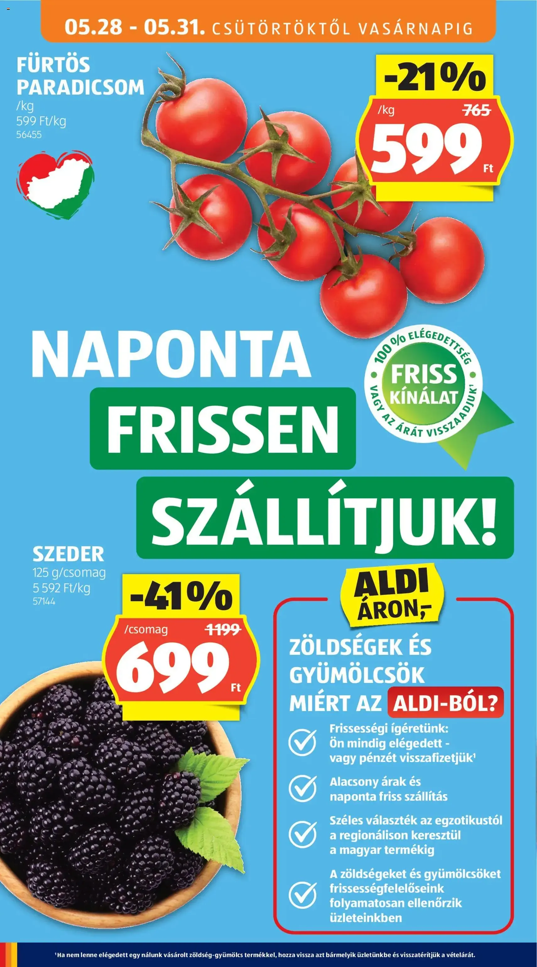 Aldi akciós újság - 2026.05.28. érvényes szórólap 12 oldal 60 oldalból
