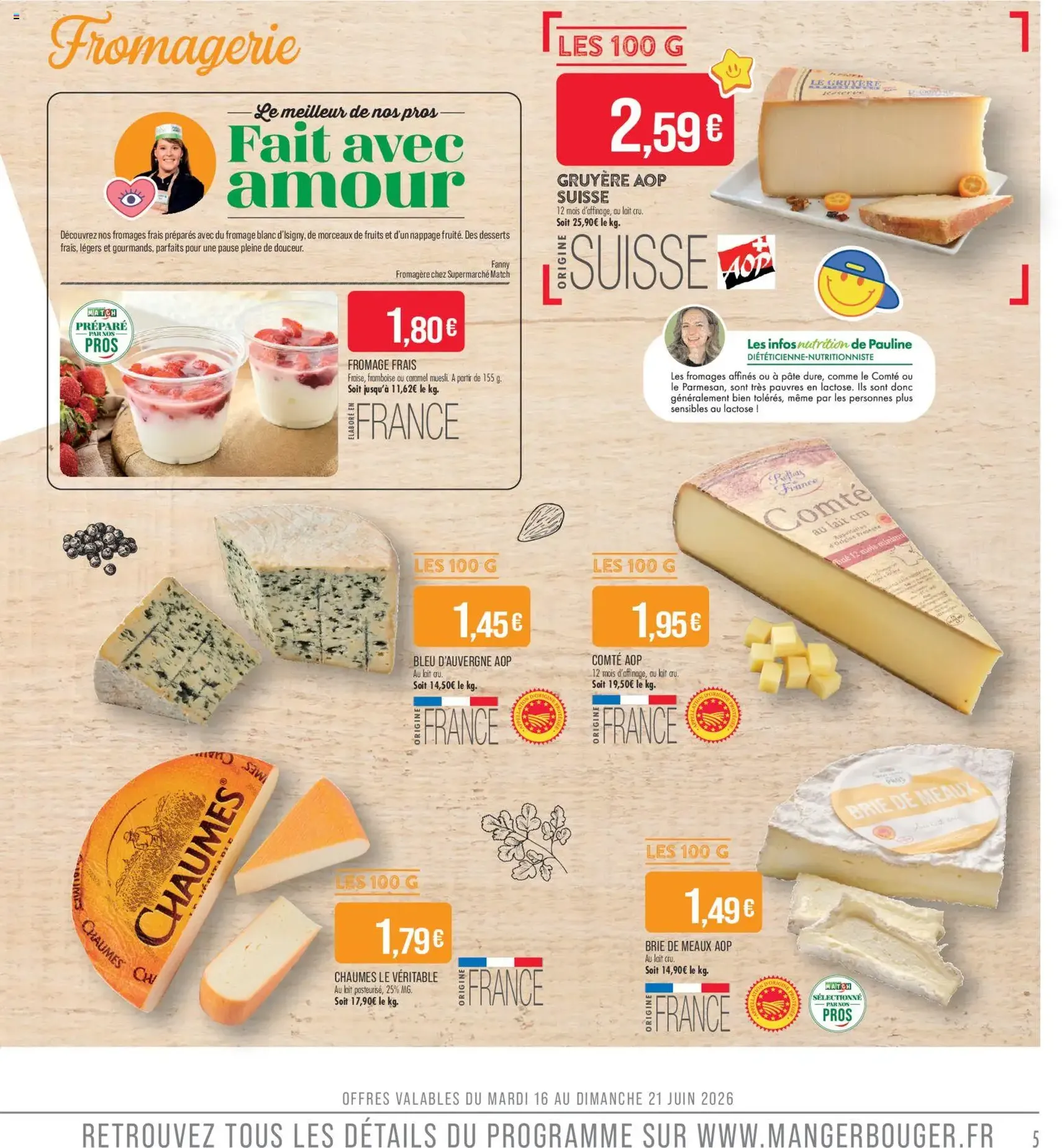 Match Supermarché catalogue - brochure valable à partir du 16/06/2026, page 5 sur 24